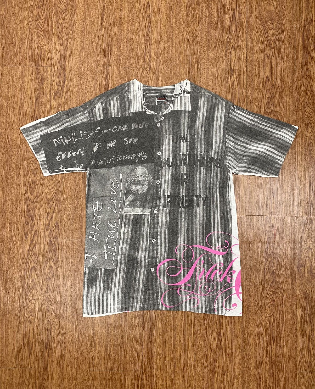Malcolm McLaren Seditionaries Anarchy All over print t-shirt Size US S / EU 44-46 / 1 - 2 Thumbnail