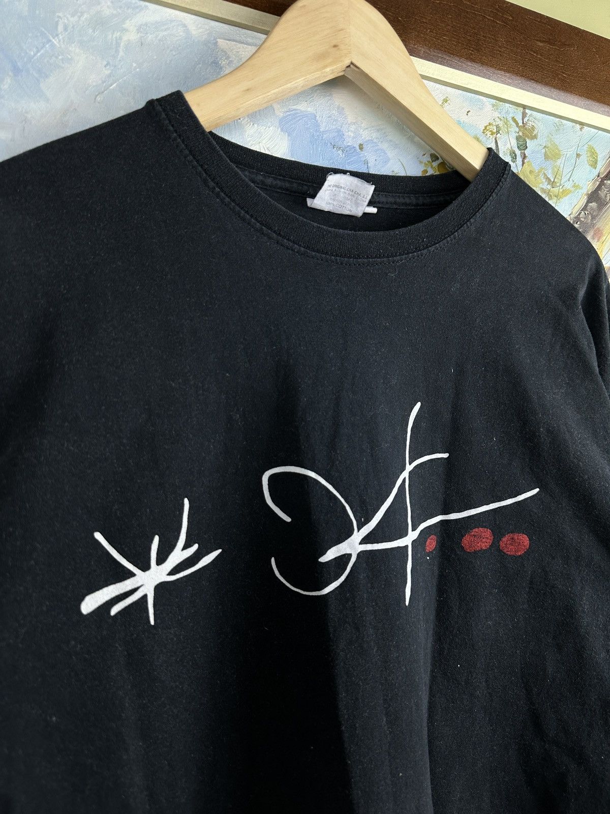 Vintage Vintage 90s Joan Miro foundation long sleeve tee t-shirt Size US L / EU 52-54 / 3 - 3 Thumbnail