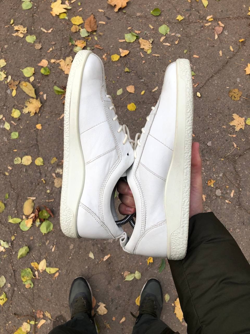 Ecco VERY RARE ECCO DANISH DESIGN LEATHER SNEAKERS DESIGNER DELUX Size US 8 / EU 41 - 18 Thumbnail