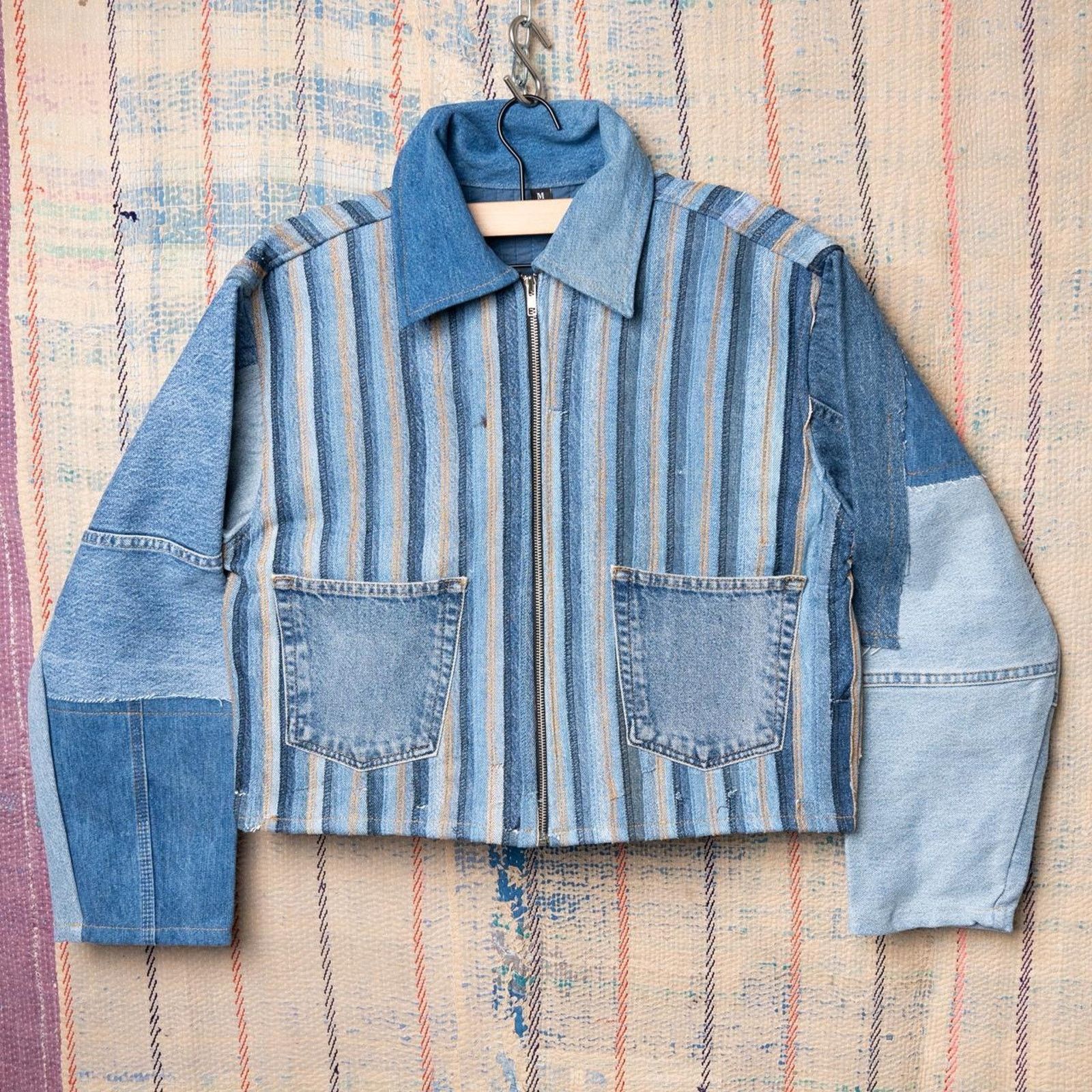 Other Custom upcycled cropped jacket reworked Size US M / EU 48-50 / 2 - 1 Thumbnail