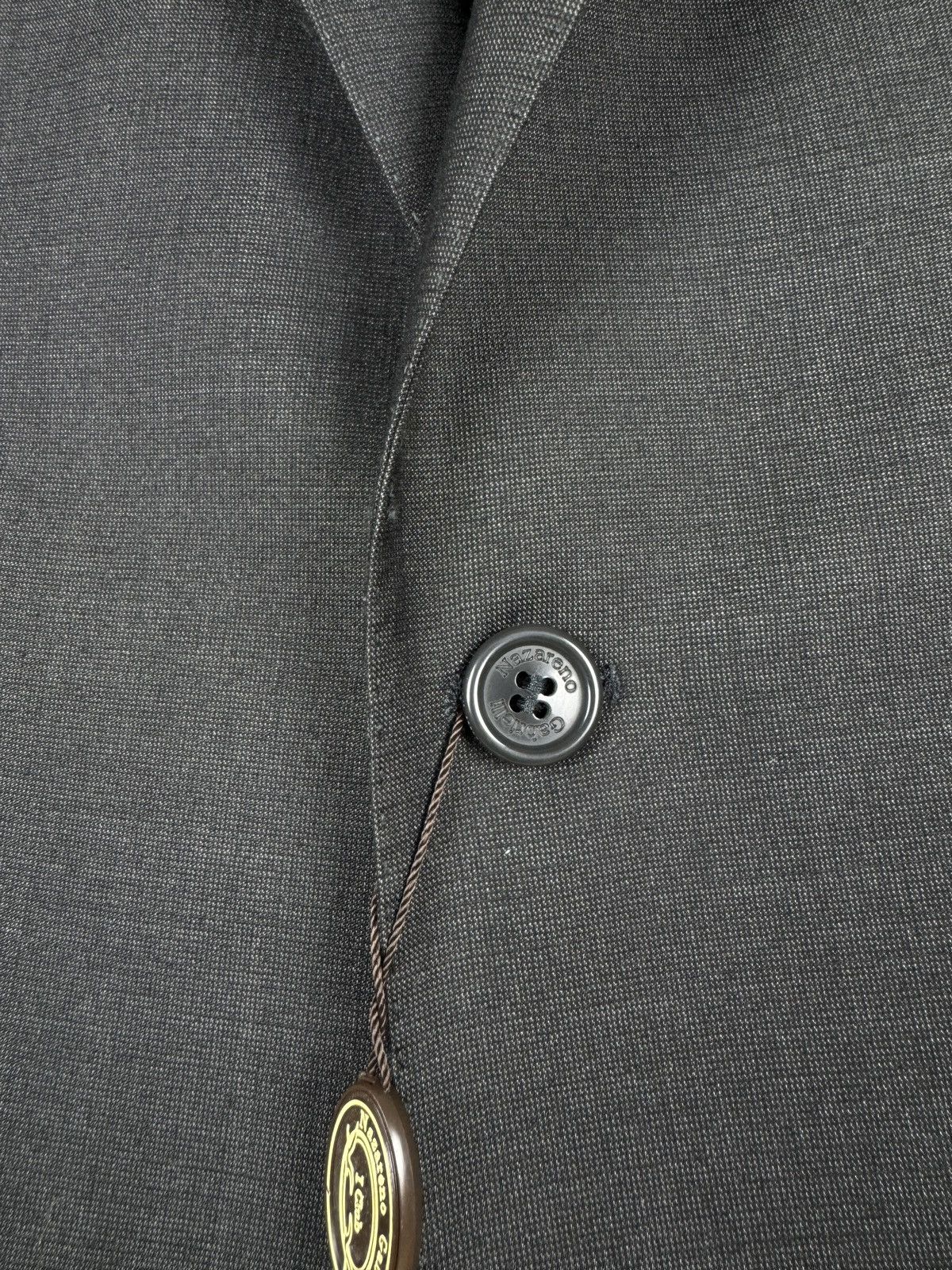 Nazareno Gabrielli BNWT Nazareno Gabrielli 2 pcs Panda grey 2 button wool suit Size 44R - 10 Thumbnail
