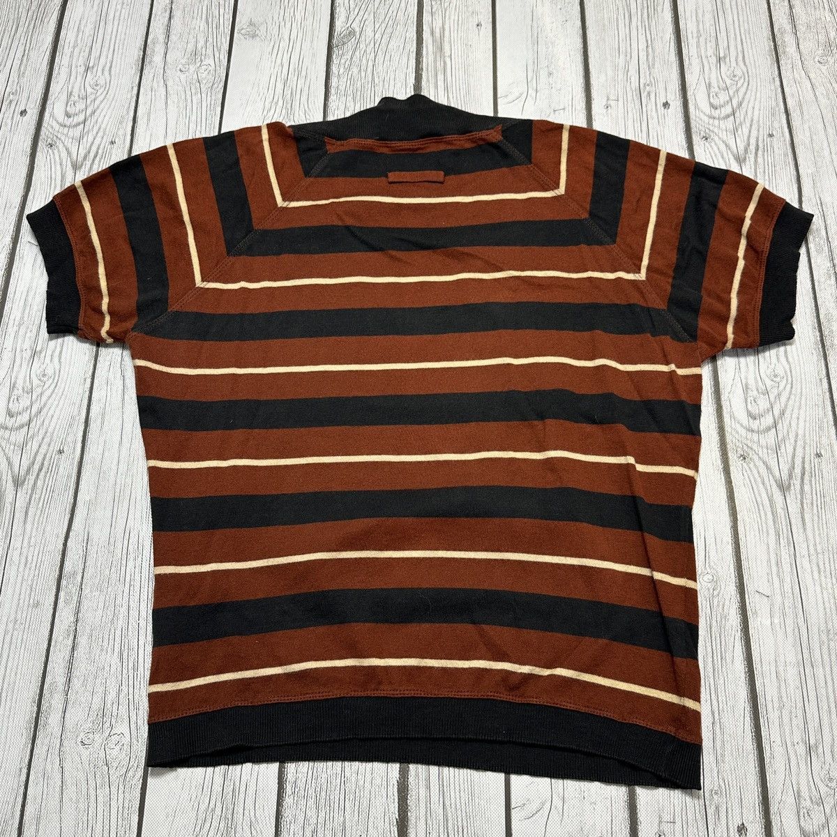 Vintage Vintage Jean Paul Gaultier Maille short sleeve sweater Size XXL / US 16-18 / IT 52-54 - 2 Thumbnail