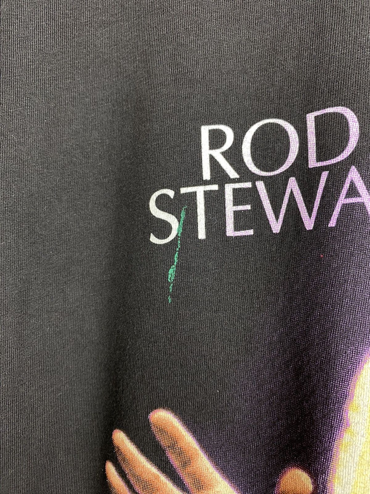 Band Tees Rod Stewart vintage 1993 A Scanner In The Works tour t Shirt Size US L / EU 52-54 / 3 - 7 Thumbnail