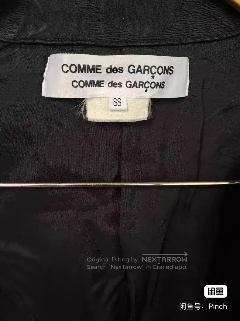 Comme des Garcons Comme des Garcons Dark Patterned Polka Dot Long Coat Size XS / US 0-2 / IT 36-38 - 8 Thumbnail