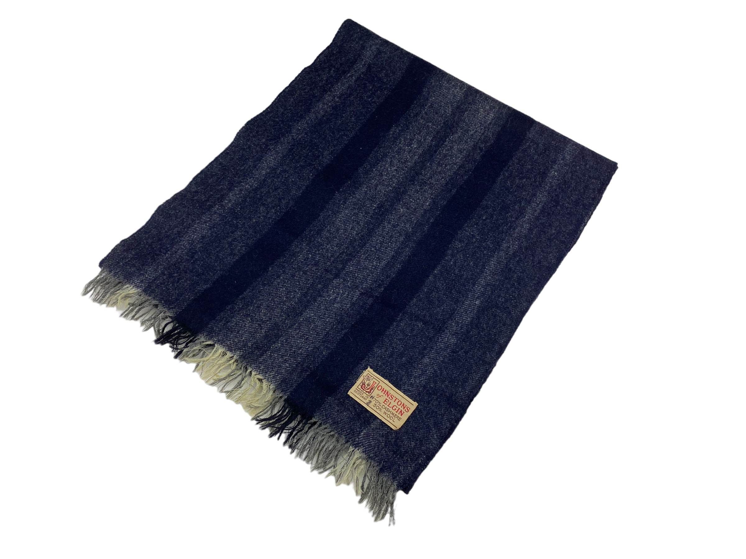 Johnstons Of Elgin JohnstonVintage Daks London Wool Scarf -Striped England Made Size ONE SIZE - 4 Thumbnail