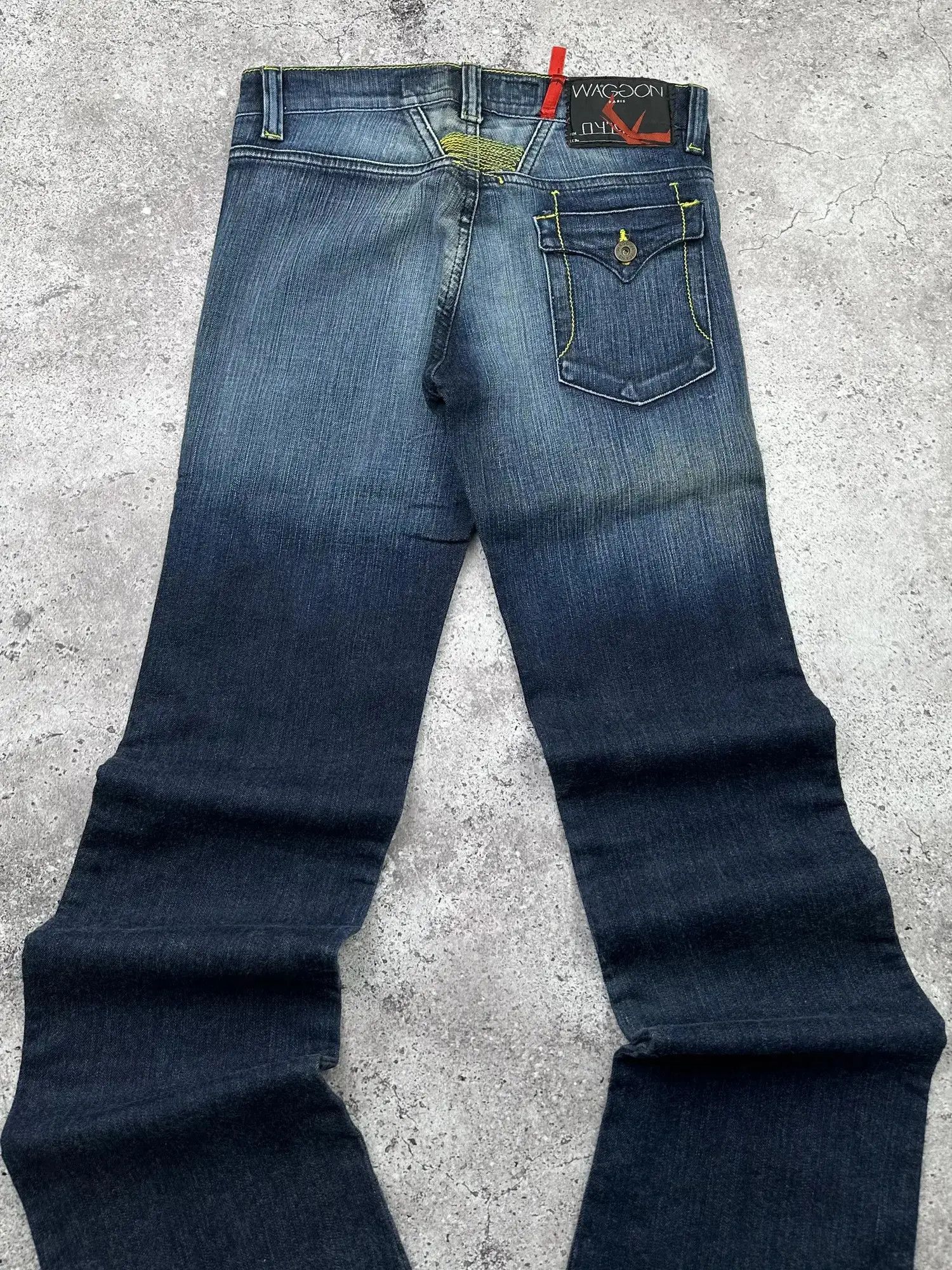 Japanese Brand Vintage Flare Jeans C563(V606) Size 25" / US 0 / IT 36 - 6 Thumbnail