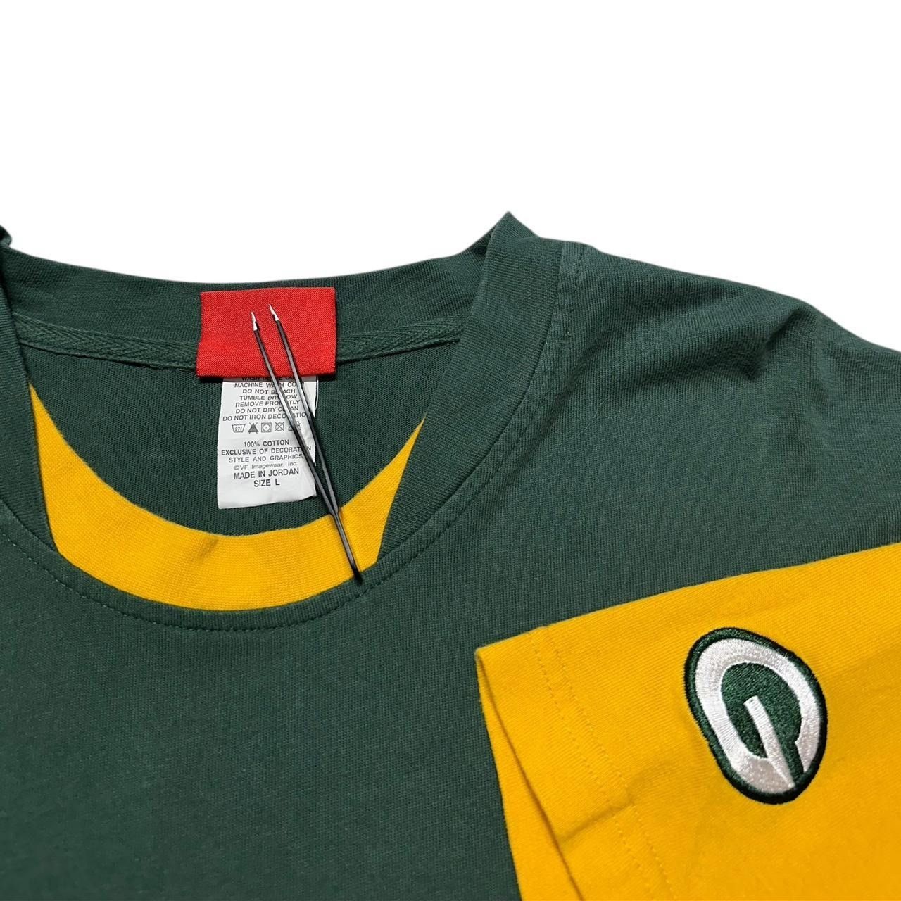 NFL × Vintage Green Bay Packers Embroidered T-Shirt Size US XL / EU 56 / 4 - 4 Thumbnail