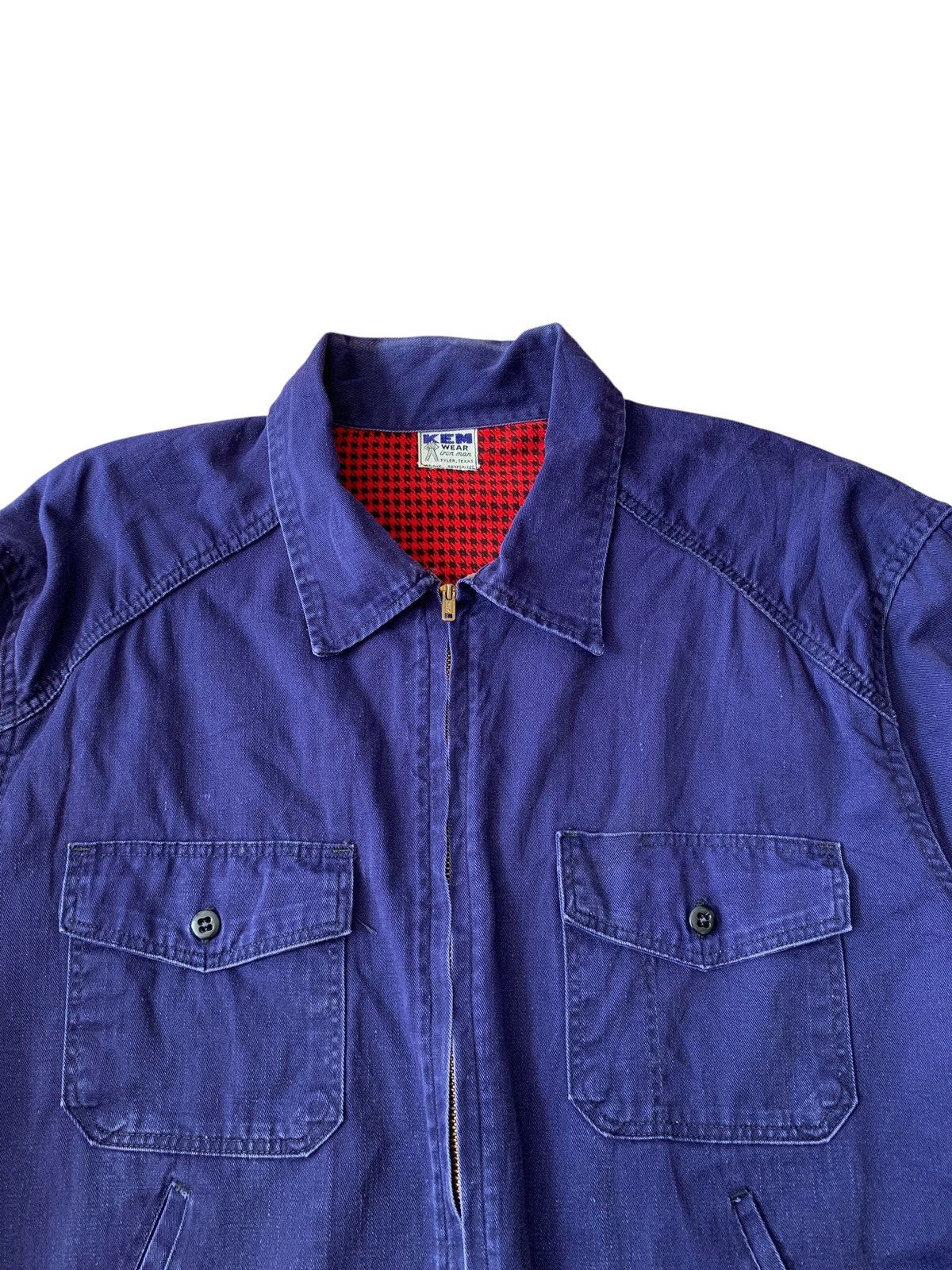 Vintage 🔥VTG 50s KEM IRON WORKS MECHANIC JACKETS Size US L / EU 52-54 / 3 - 8 Thumbnail