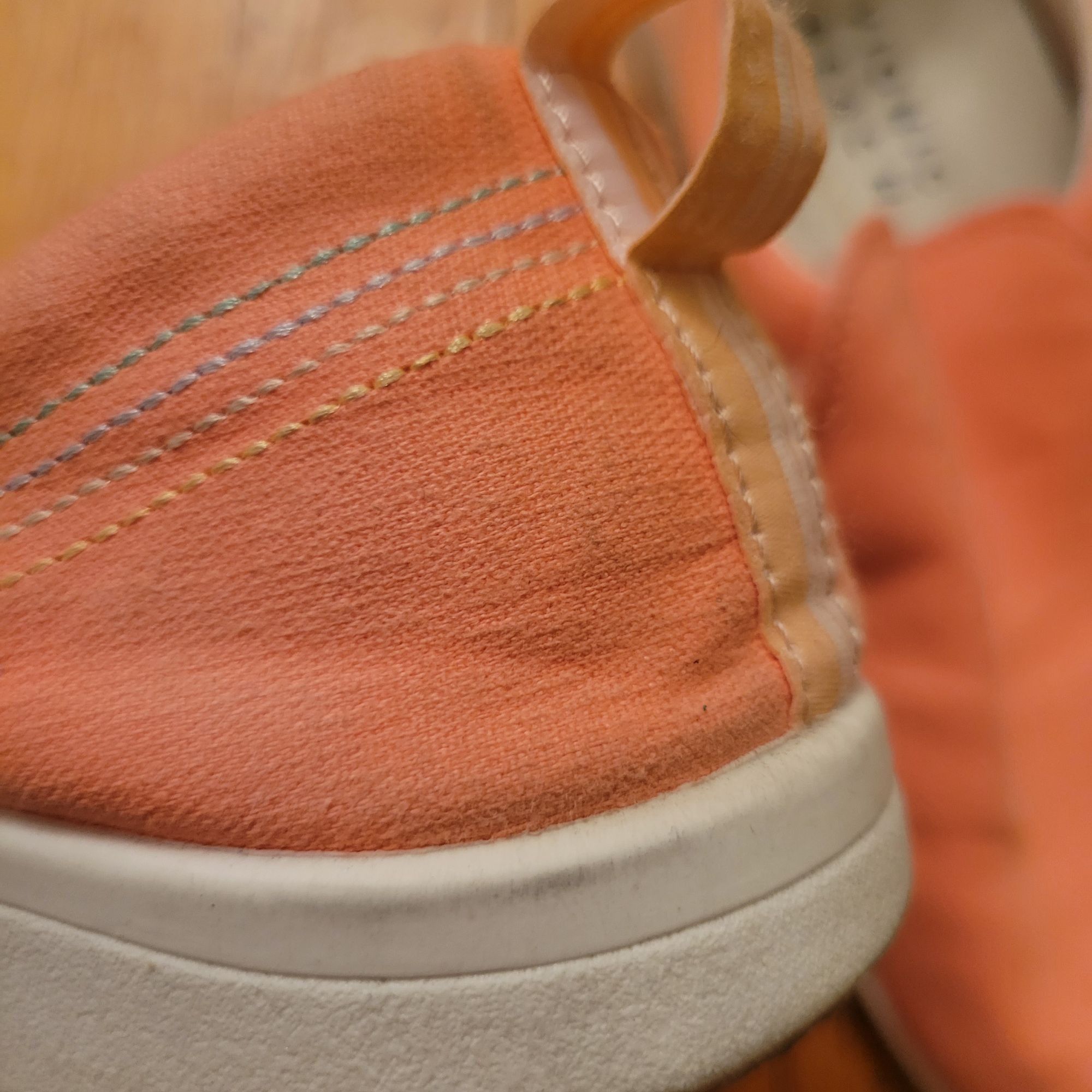 Vionic Vionic Beach MARSHALL Slip On Shoes Loafers 6 Coral Canvas V Size US 6 / IT 36 - 7 Thumbnail