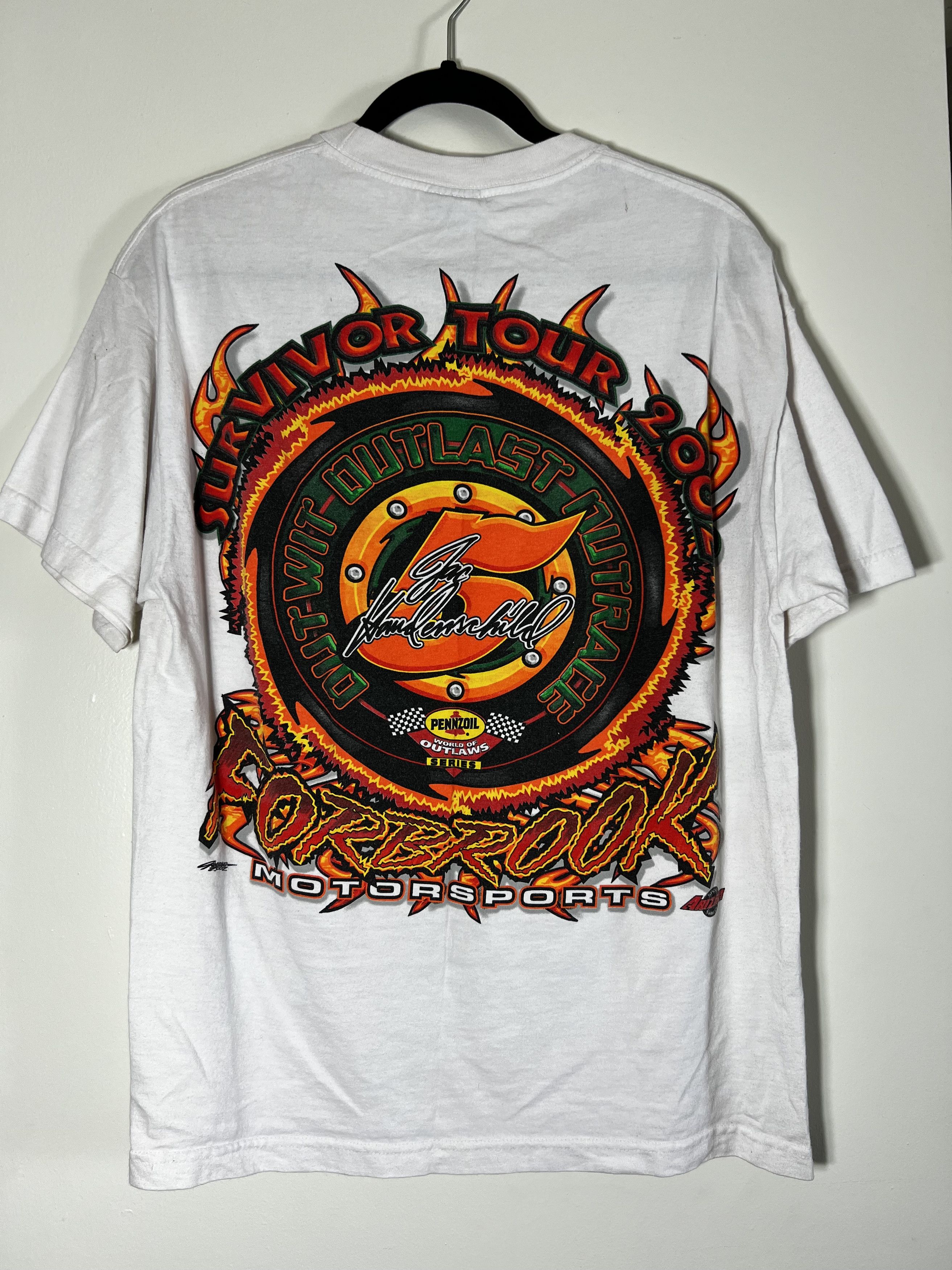 Vintage Vintage 2002 Jac Haudenschild "Wild Child" T-Shirt Size US L / EU 52-54 / 3 - 4 Thumbnail