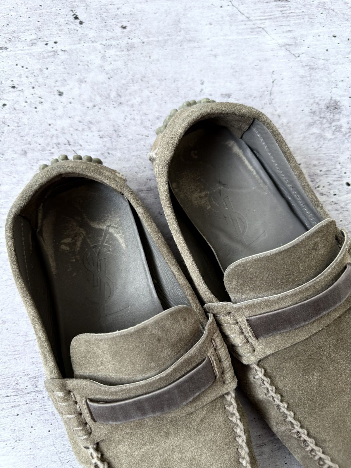 Yves Saint Laurent Yves Saint Laurent YSL Light Suede Men’s Moccasin Size US 7 / EU 40 - 10 Thumbnail