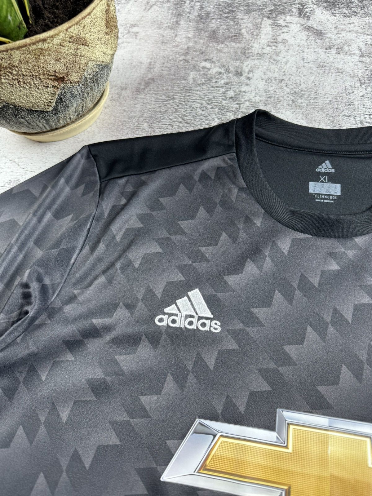 Adidas Manchester United 2017/2018 Football T Shirt Jersey Kit Size US XL / EU 56 / 4 - 9 Thumbnail