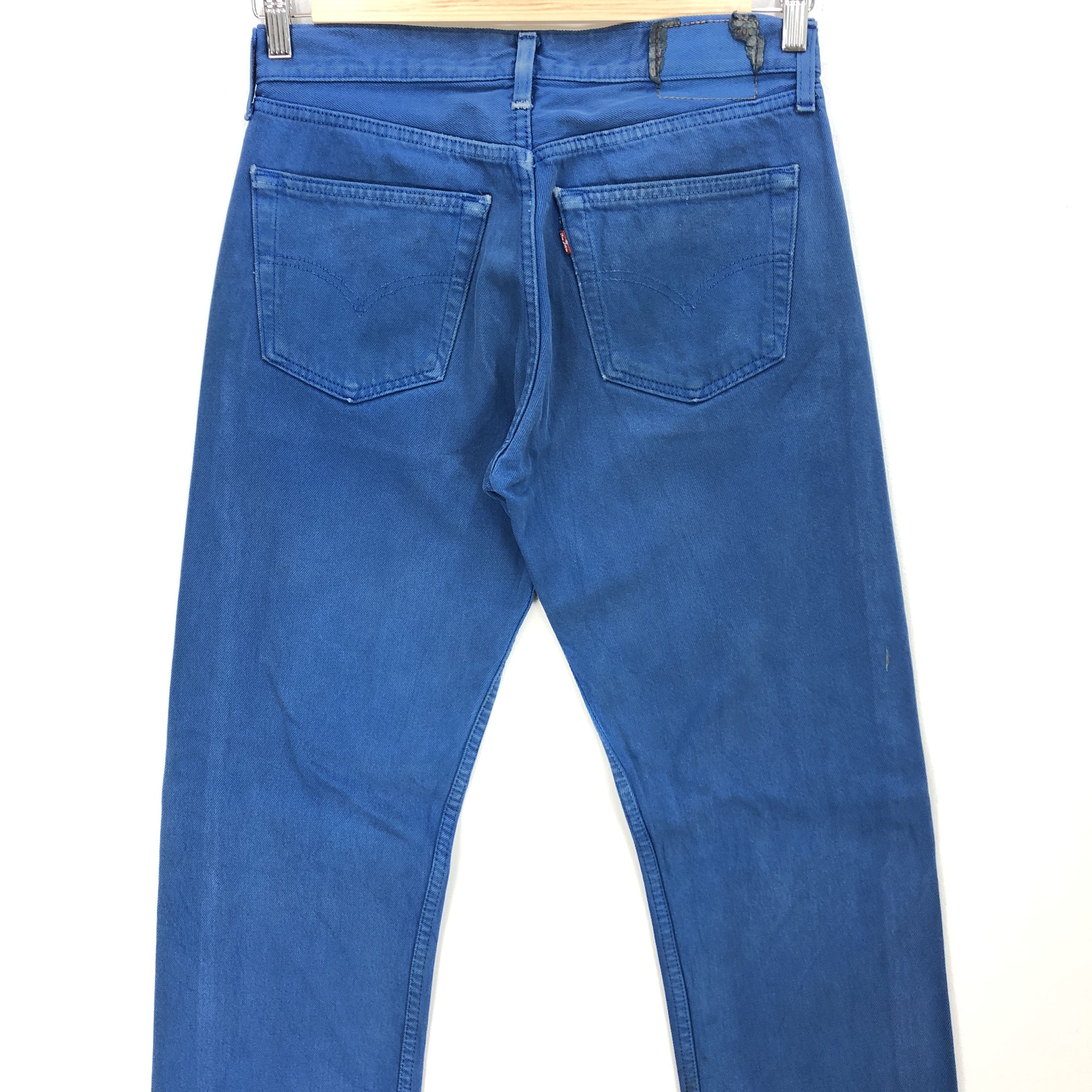 Levi's Vintage Levi's 501 Jeans Levis Super Blue Denim Pants Size US 30 / EU 46 - 4 Thumbnail