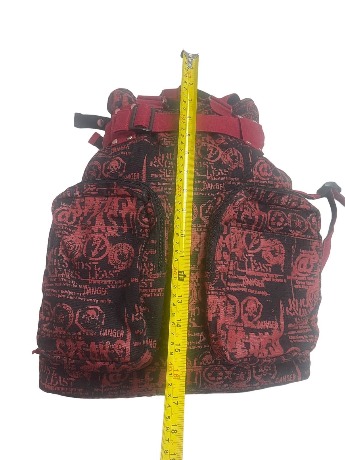 Japanese Brand Algonquins Backpack Seditionaries Punk Streetwear Size ONE SIZE - 5 Thumbnail