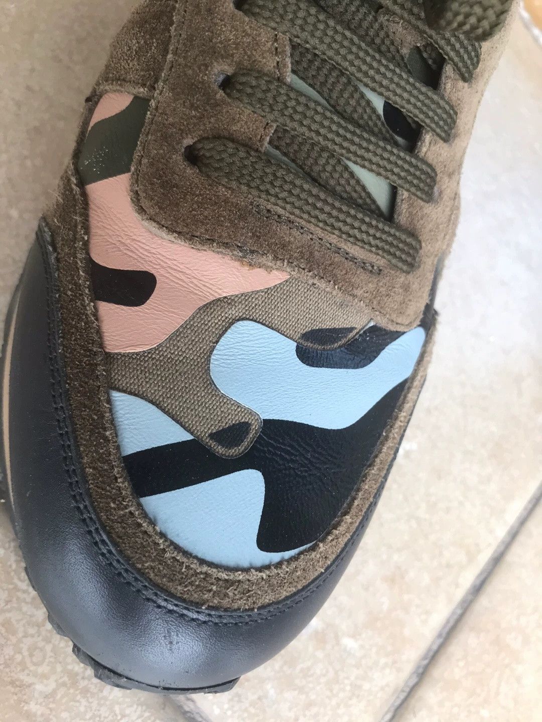 Valentino Valentino Camouflage Green Sneakers Size US 7 / EU 40 - 5 Thumbnail