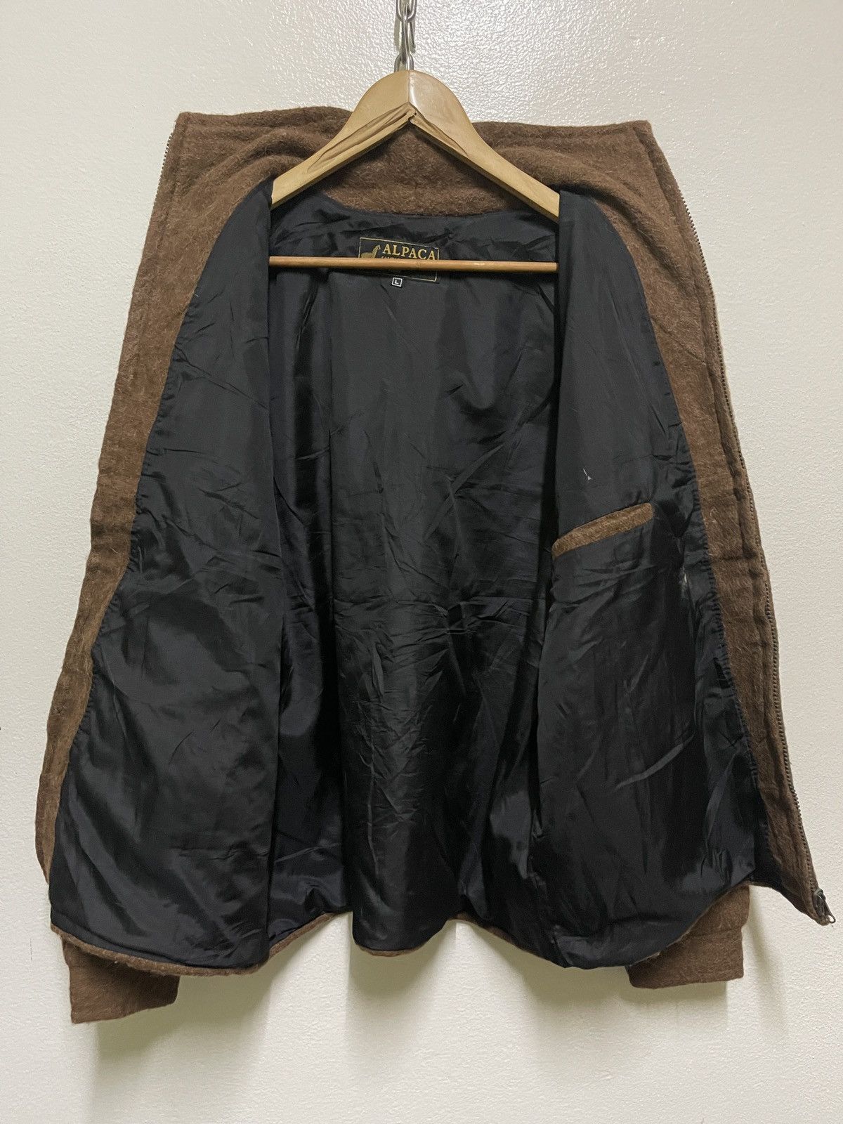 Vintage Vintage Alpaca Zipper Jacket Size US L / EU 52-54 / 3 - 6 Thumbnail