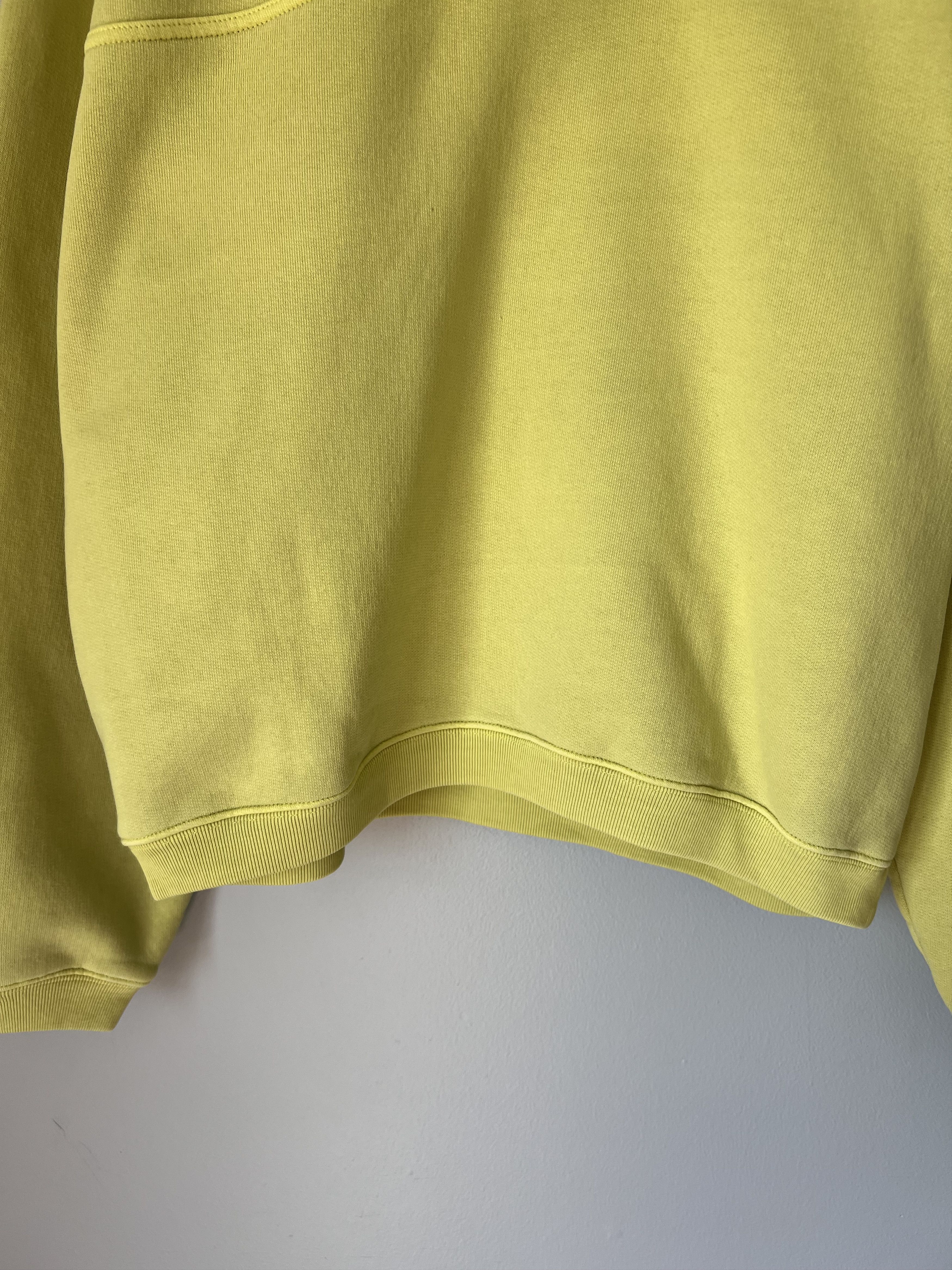 Stussy Stussy Fleece Zip Mock Sweatshirt in Lime Green Size US XL / EU 56 / 4 - 3 Thumbnail