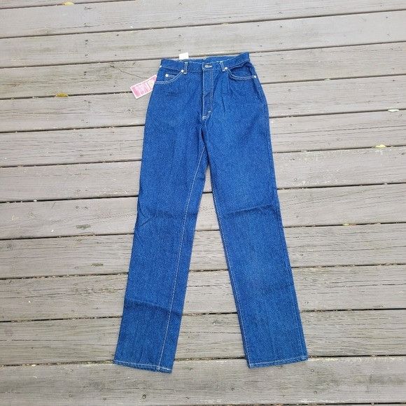Lee Vintage 90s y2k Lee Jr Rider Straight High Rise Waisted Long Size 30" / US 8 / IT 44 - 1 Thumbnail