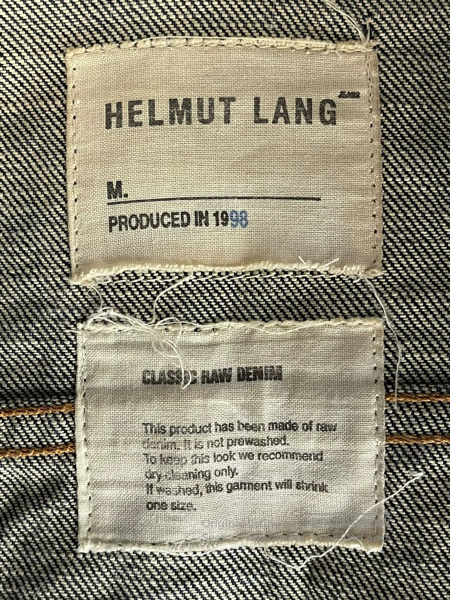 Helmut Lang helmut lang vintage denim jacket 98ss. Size US M / EU 48-50 / 2 - 6 Thumbnail