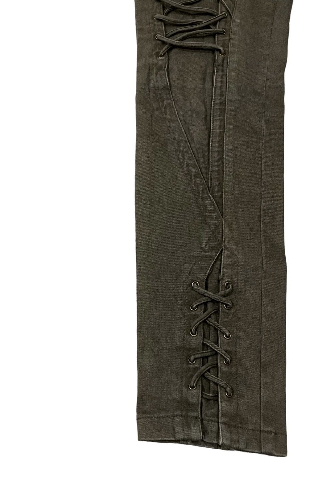 Le Grande Bleu (L.G.B.) Vintage Ozz Croce Kinky Seditionaries Stretchable Pants Size 29" - 4 Thumbnail