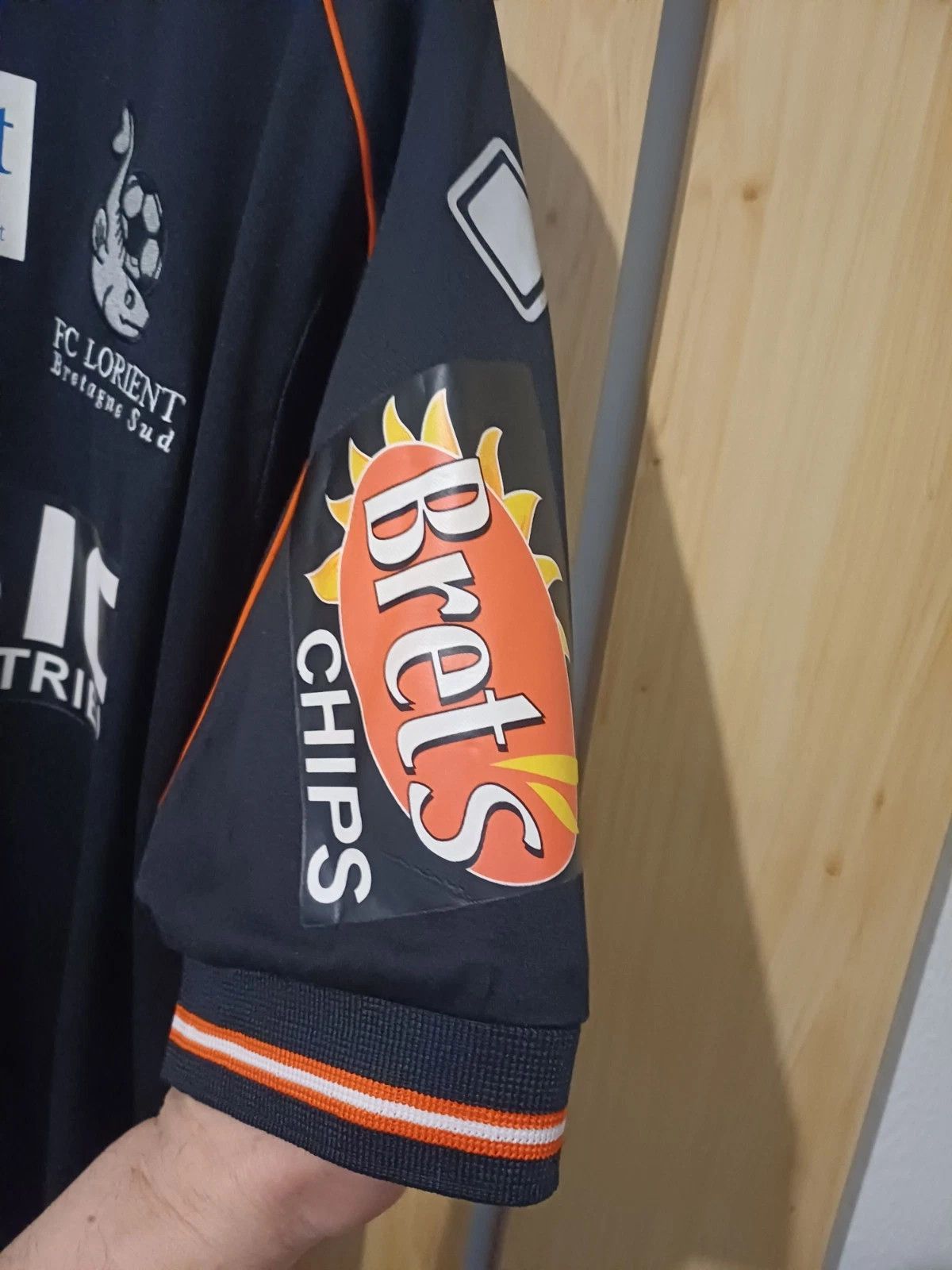 Errea FC Lorient 2004-05 Match Issue/Worn Shirt #4 DAHOU - Erreà Size US XXL / EU 58 / 5 - 9 Thumbnail