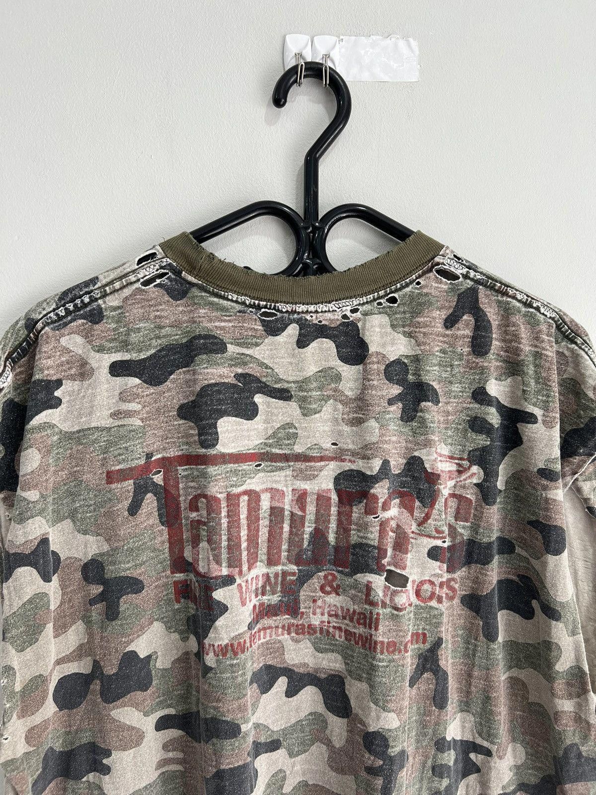 Vintage Vintage Camo Thrashed Sleeveless Shirt army Size US XL / EU 56 / 4 - 3 Thumbnail