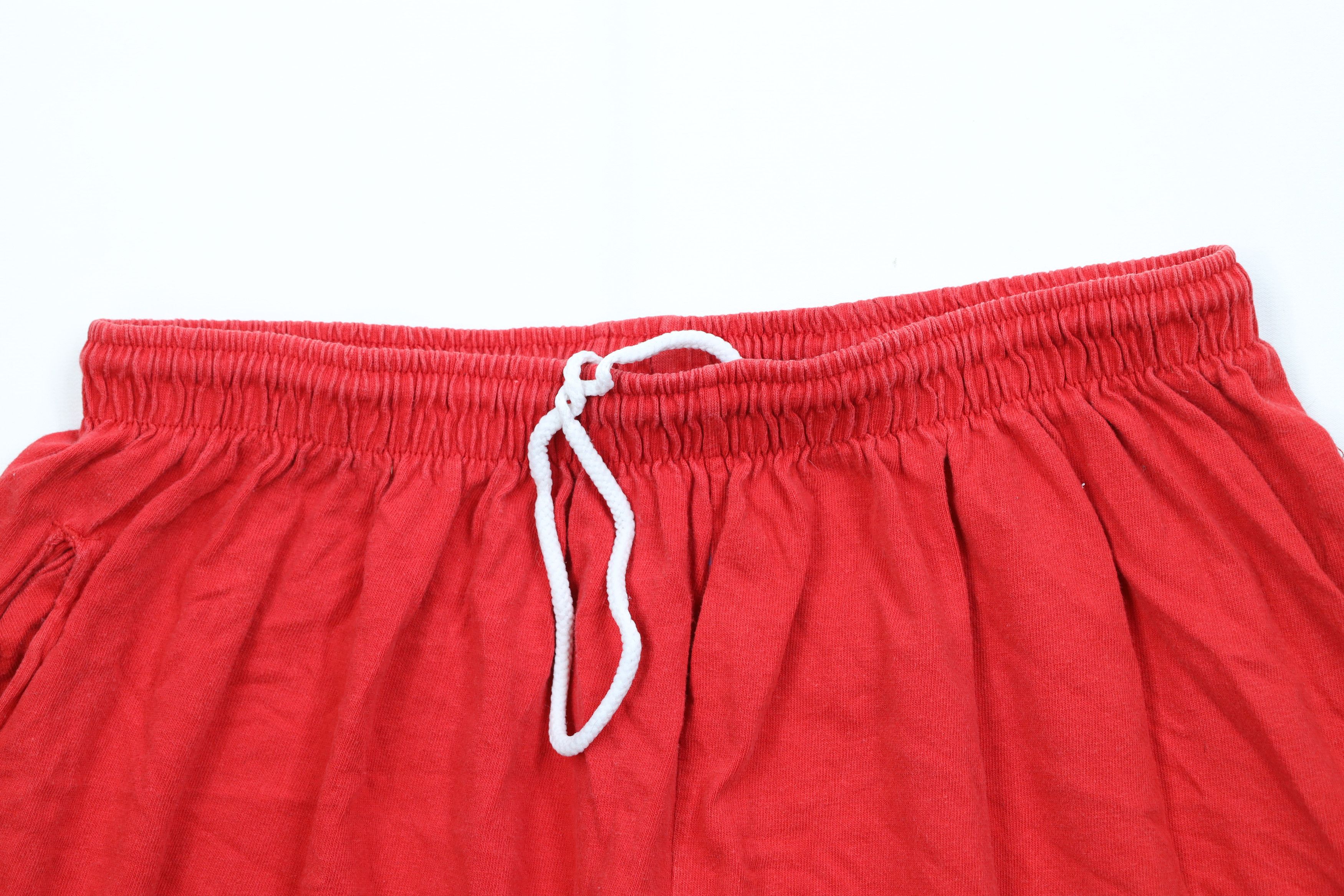 Vintage Vintage 90s University Above Knee Shorts Red Cotton USA Size US 34 / EU 50 - 2 Thumbnail