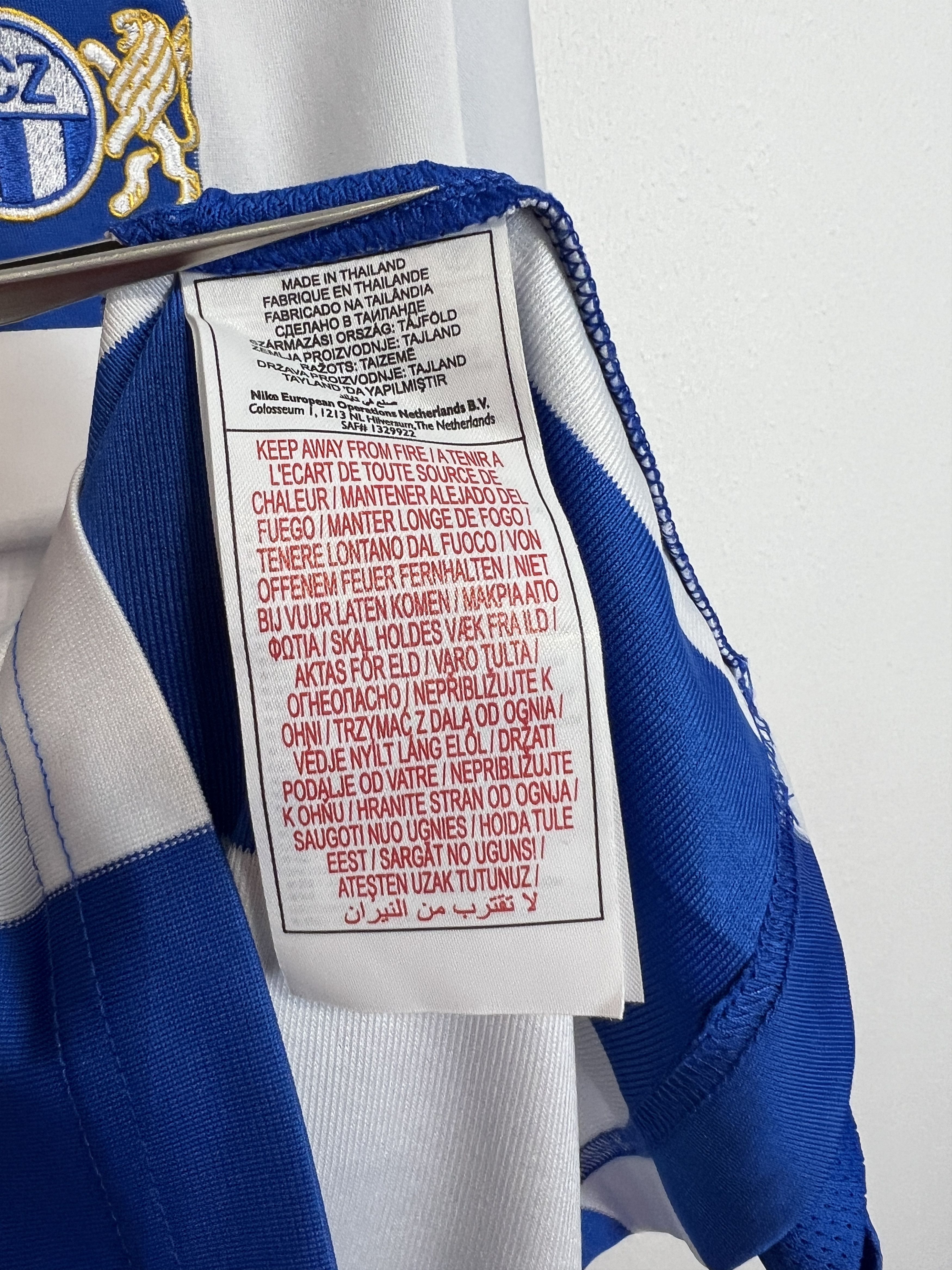 Nike Zurich Away football shirt 2007 Soccer Jersey Trikot Rare Size US XL / EU 56 / 4 - 7 Thumbnail