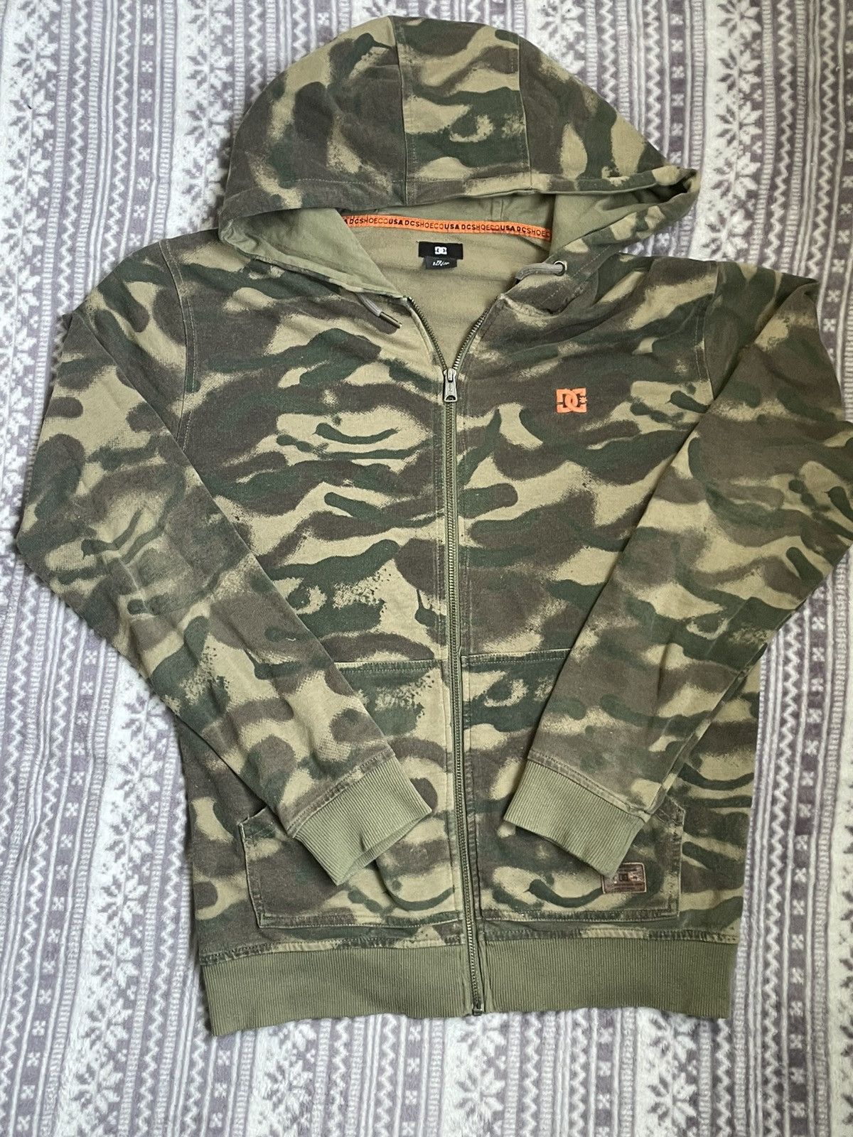 DC DC rare camo zip hoodie Size US S / EU 44-46 / 1 - 2 Thumbnail