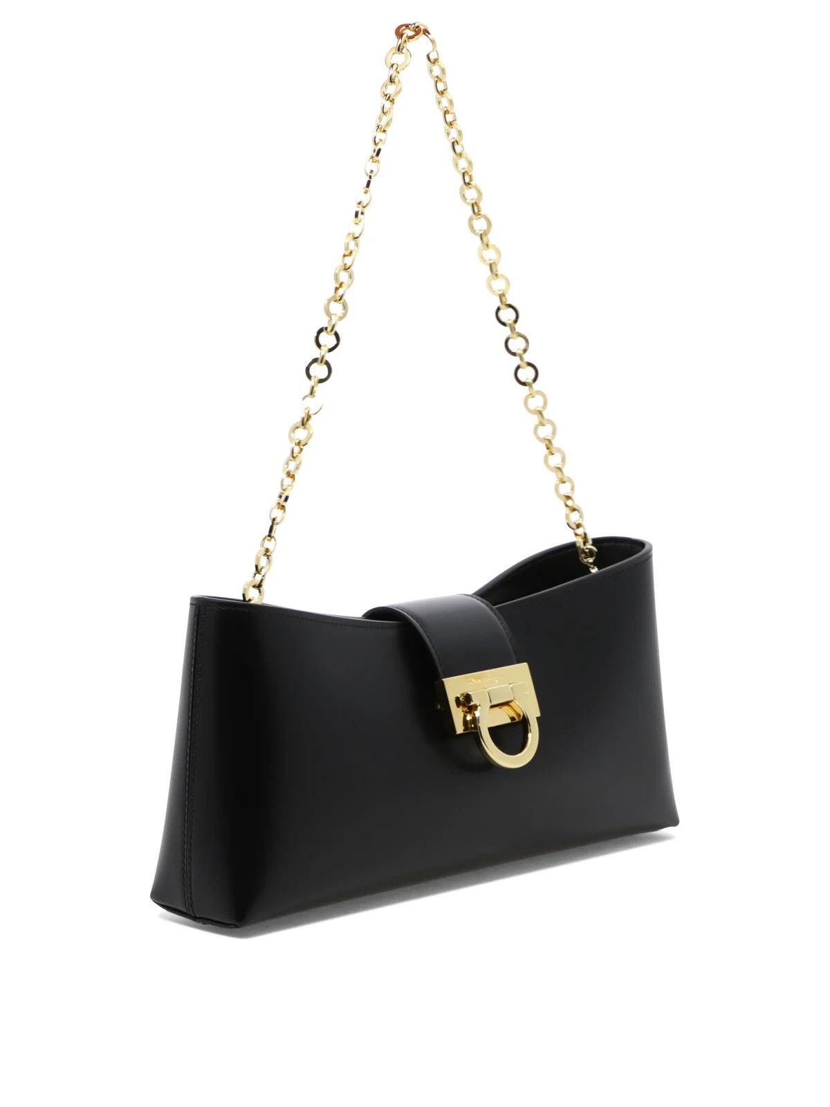 Salvatore Ferragamo o1s1rm1124 Size: OS / Leather Shoulder Bag in Nero Size ONE SIZE - 3 Thumbnail