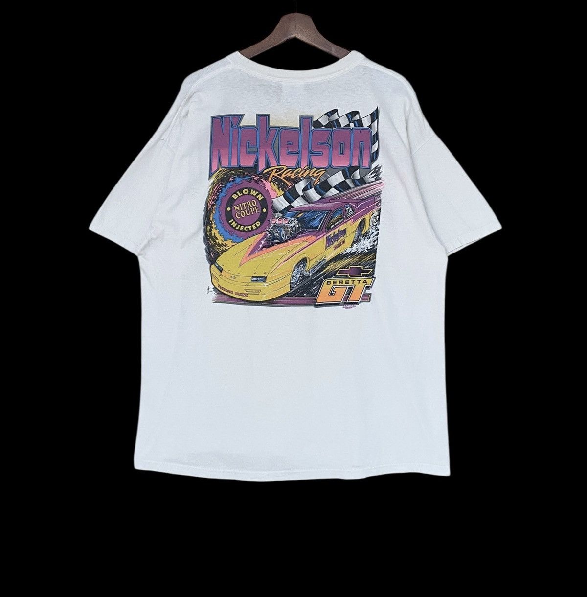 Vintage Vintage Racing Nascar Nickelson T-shirt 2000s Size US XL / EU 56 / 4 - 1 Thumbnail