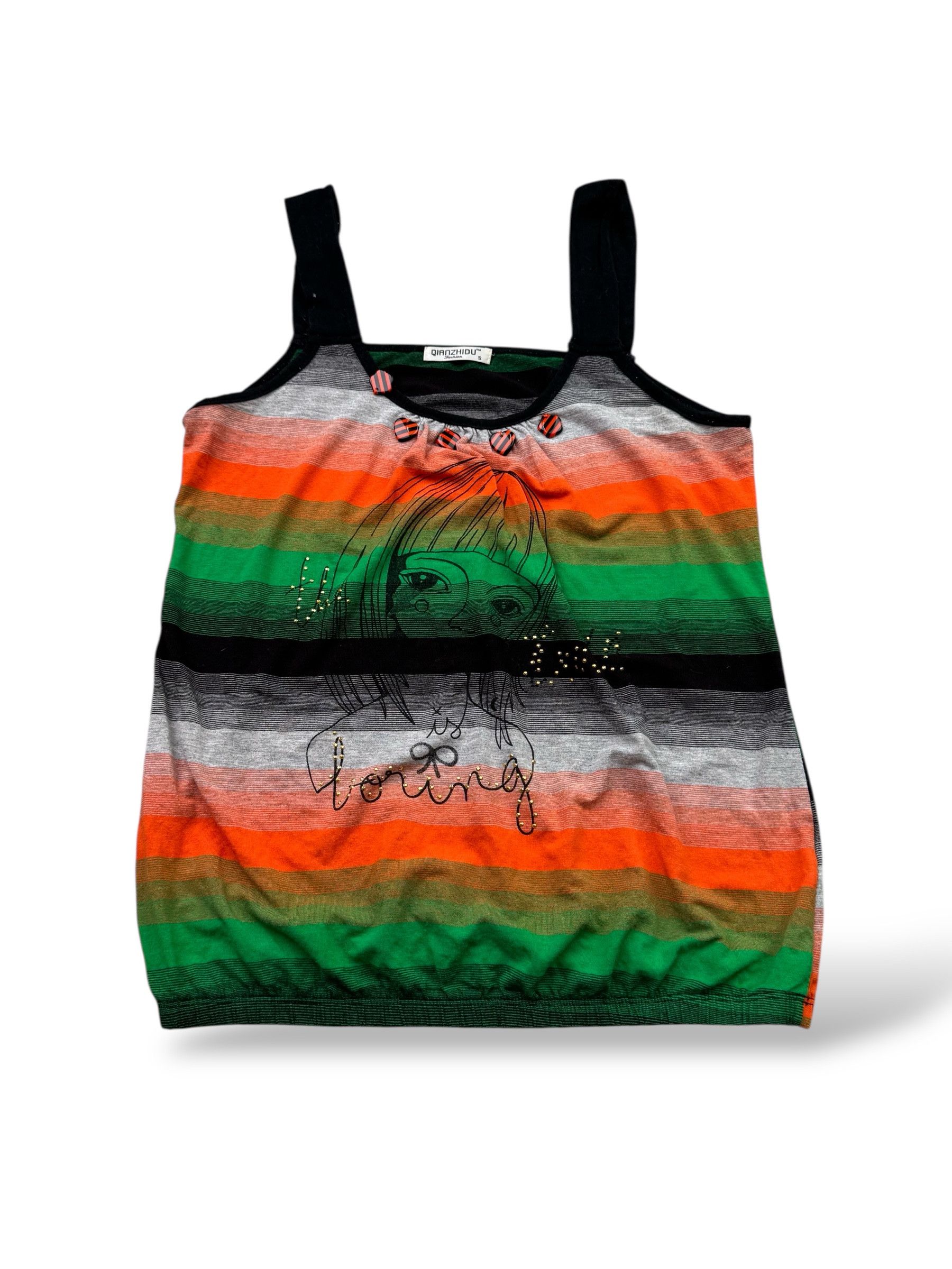 Japanese Brand Vintage Tank Top W360(V9) Size S / US 4 / IT 40 - 1 Thumbnail
