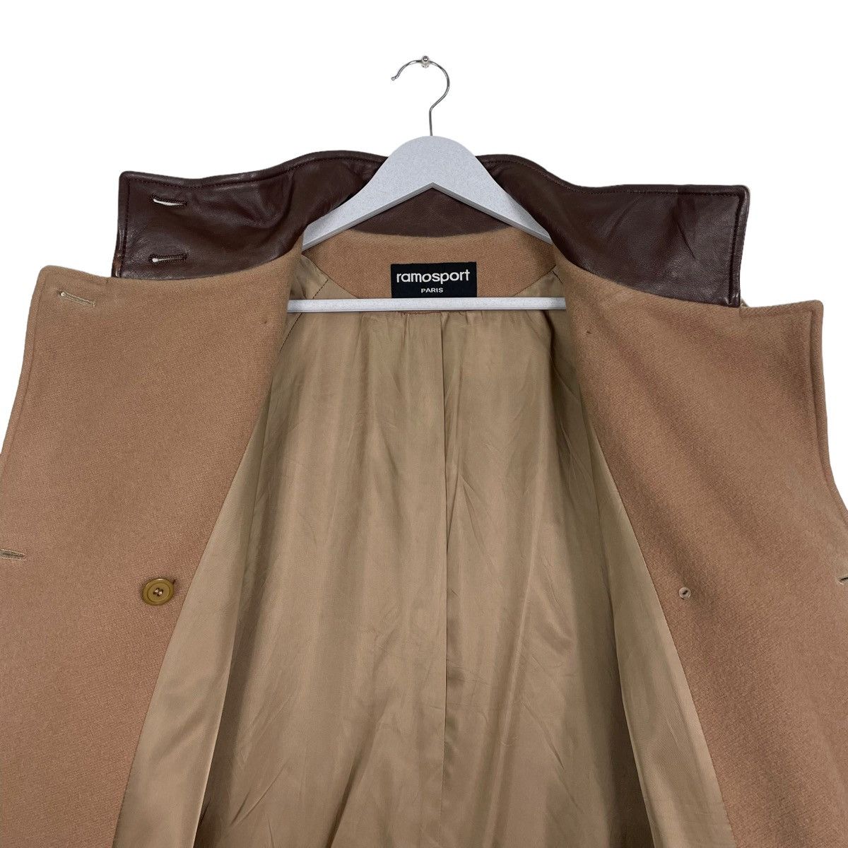 Designer 💥RICHBROWN RAMOSPORT PARIS BUTTON TRENCH COAT JACKET Size US M / EU 48-50 / 2 - 10 Thumbnail