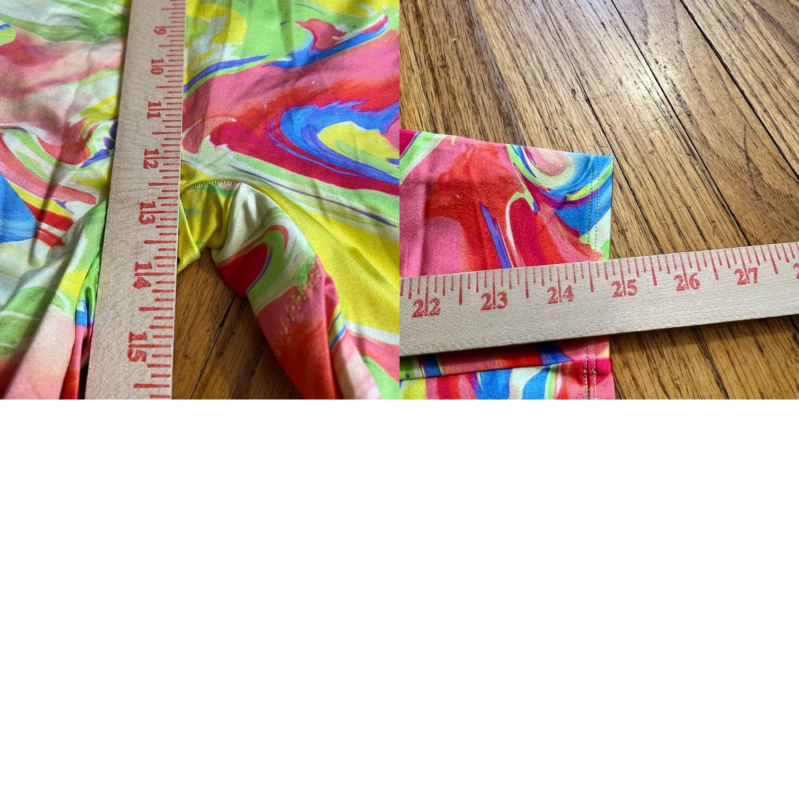 Fabletics Yitty Fabletics Legging Women Medium Pride Rainbow Colorful High Waisted Shaping Size 32" / US 10 / IT 46 - 8 Thumbnail