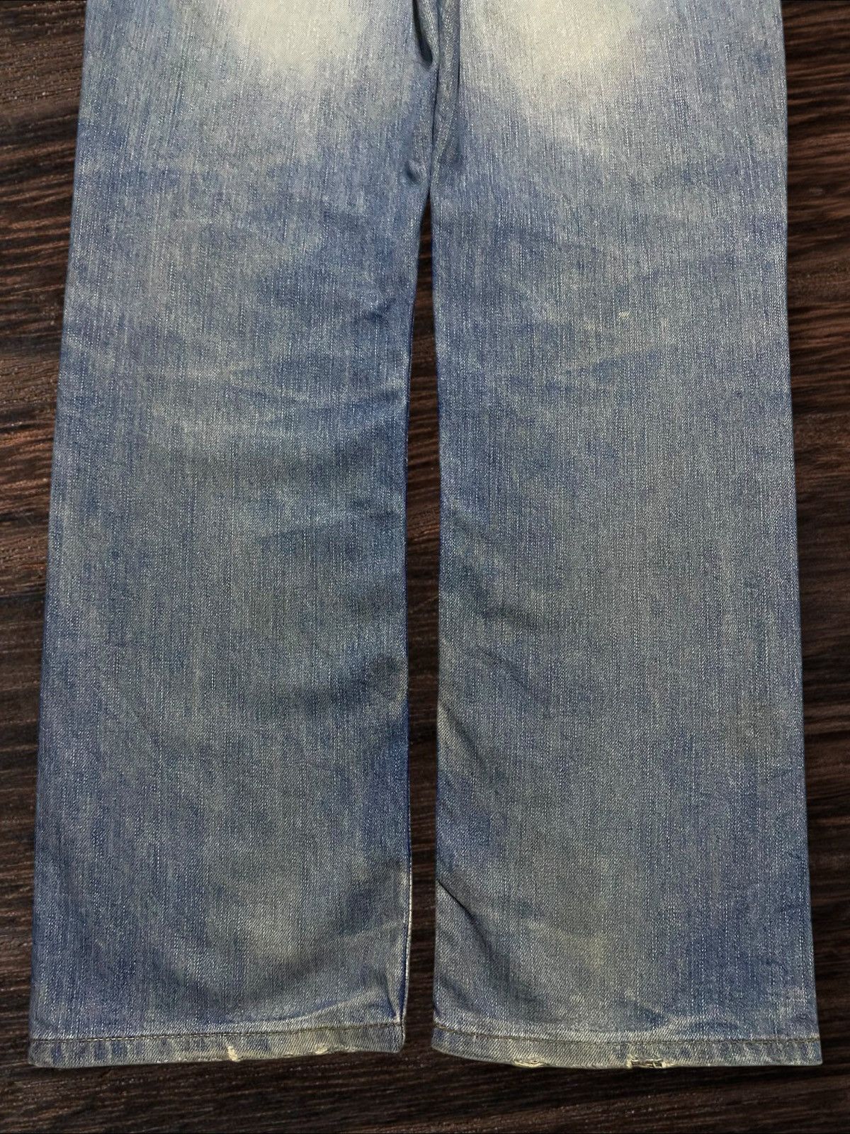 Rhude × Zara Vintage Reg Trademark Zara Jeans Distressed Loose Jeans Size US 33 - 6 Thumbnail