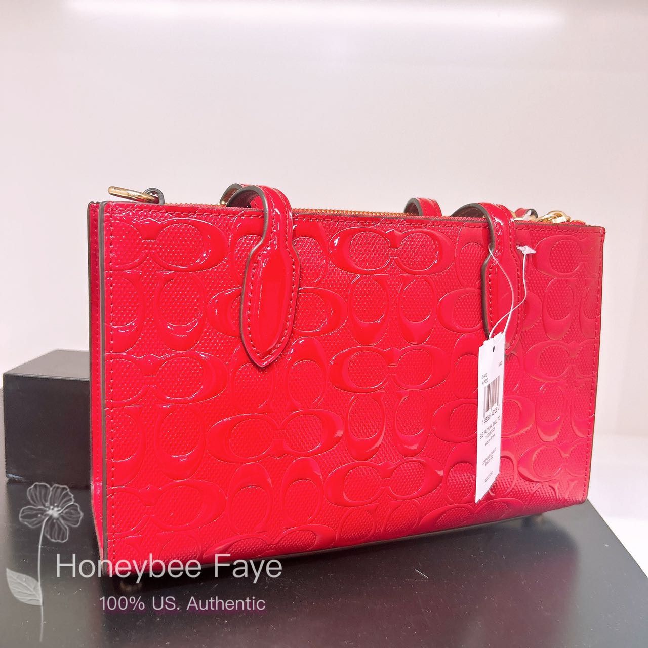Coach Nina Small Tote Bag In Signature Leather CV400 Size ONE SIZE - 7 Thumbnail