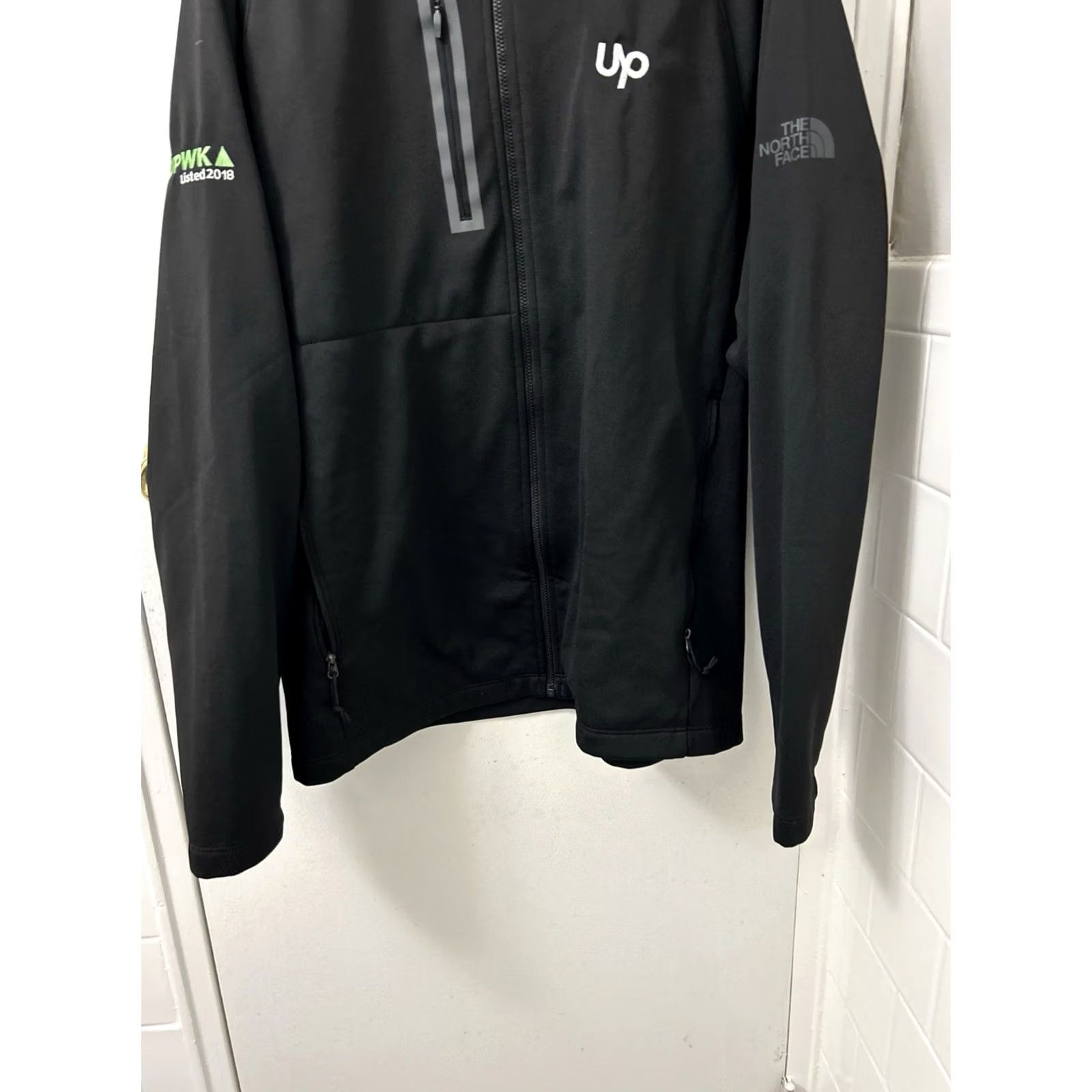 The North Face The North Face Jacket Mens L Black Lightweight Fleece Lined Full Zip L/S Size US L / EU 52-54 / 3 - 3 Thumbnail