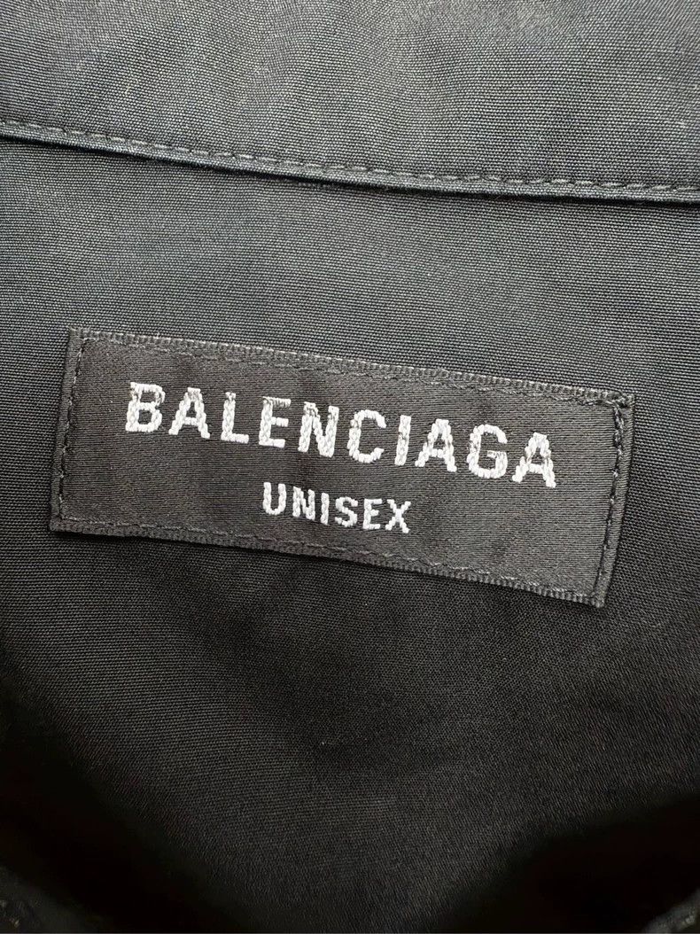 Balenciaga Balenciaga size 38 Nasa embroidered logo black shirt jacket Size US M / EU 48-50 / 2 - 3 Thumbnail
