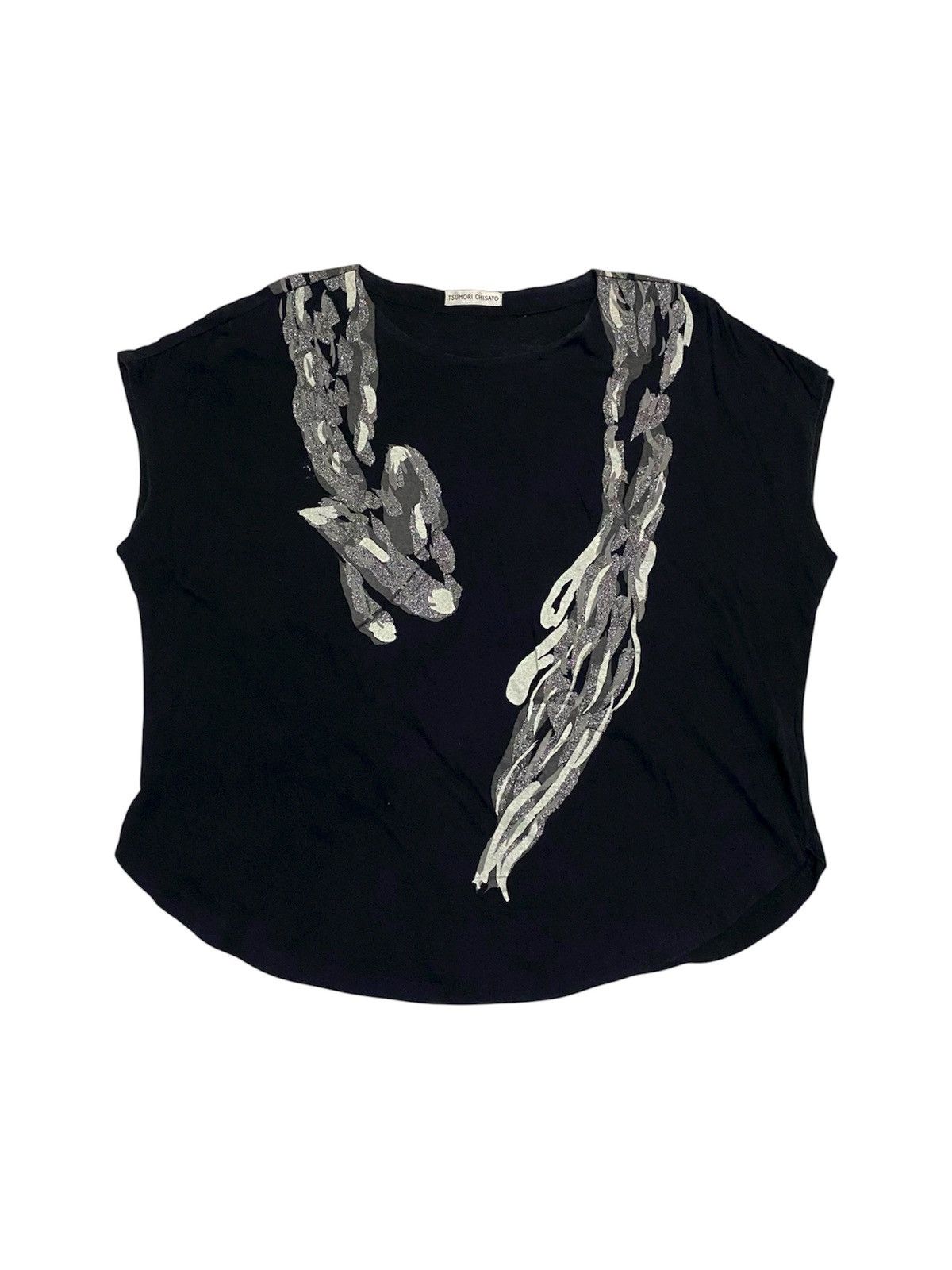 Issey Miyake 90s Tsumori Chisato by Issey Miyake “Printed” Tops Size M / US 6-8 / IT 42-44 - 1 Thumbnail