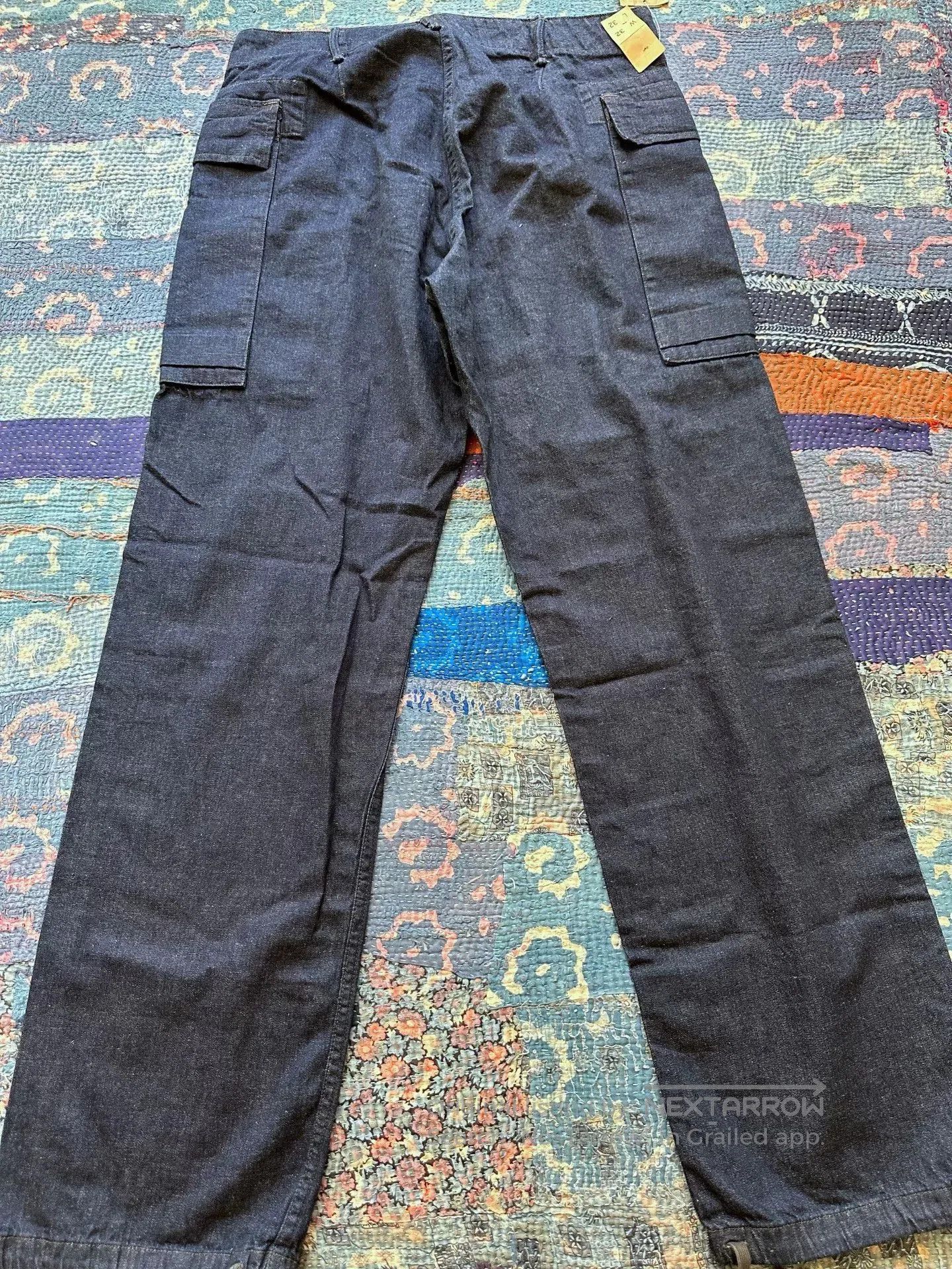 RRL Ralph Lauren RRL Navy Large Pocket Military Pants. Size US 32 / EU 48 - 2 Thumbnail