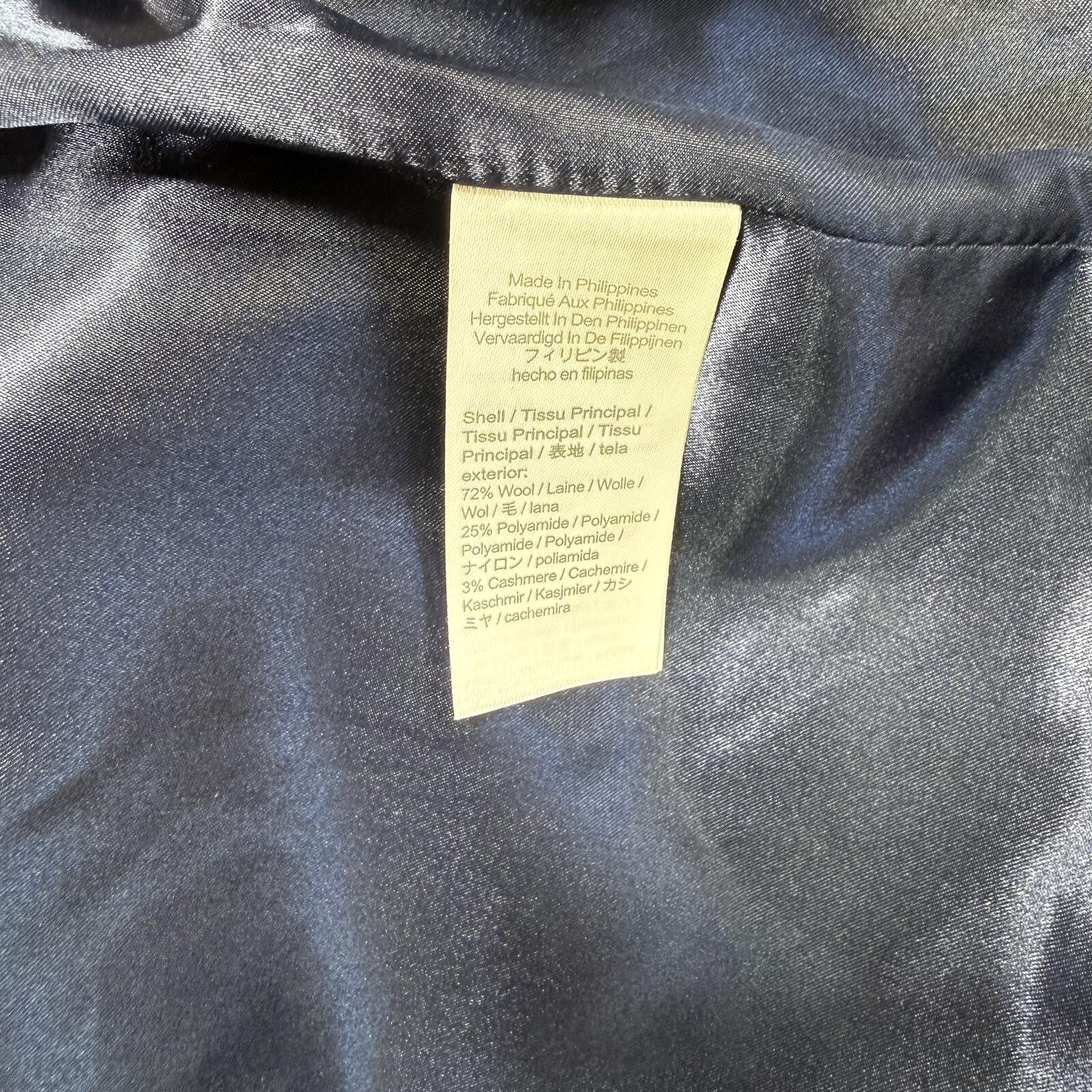 J.Crew J.Crew Coat Women's 2 Blue Collection Toggle Wool Cashmere Size XS / US 0-2 / IT 36-38 - 5 Thumbnail