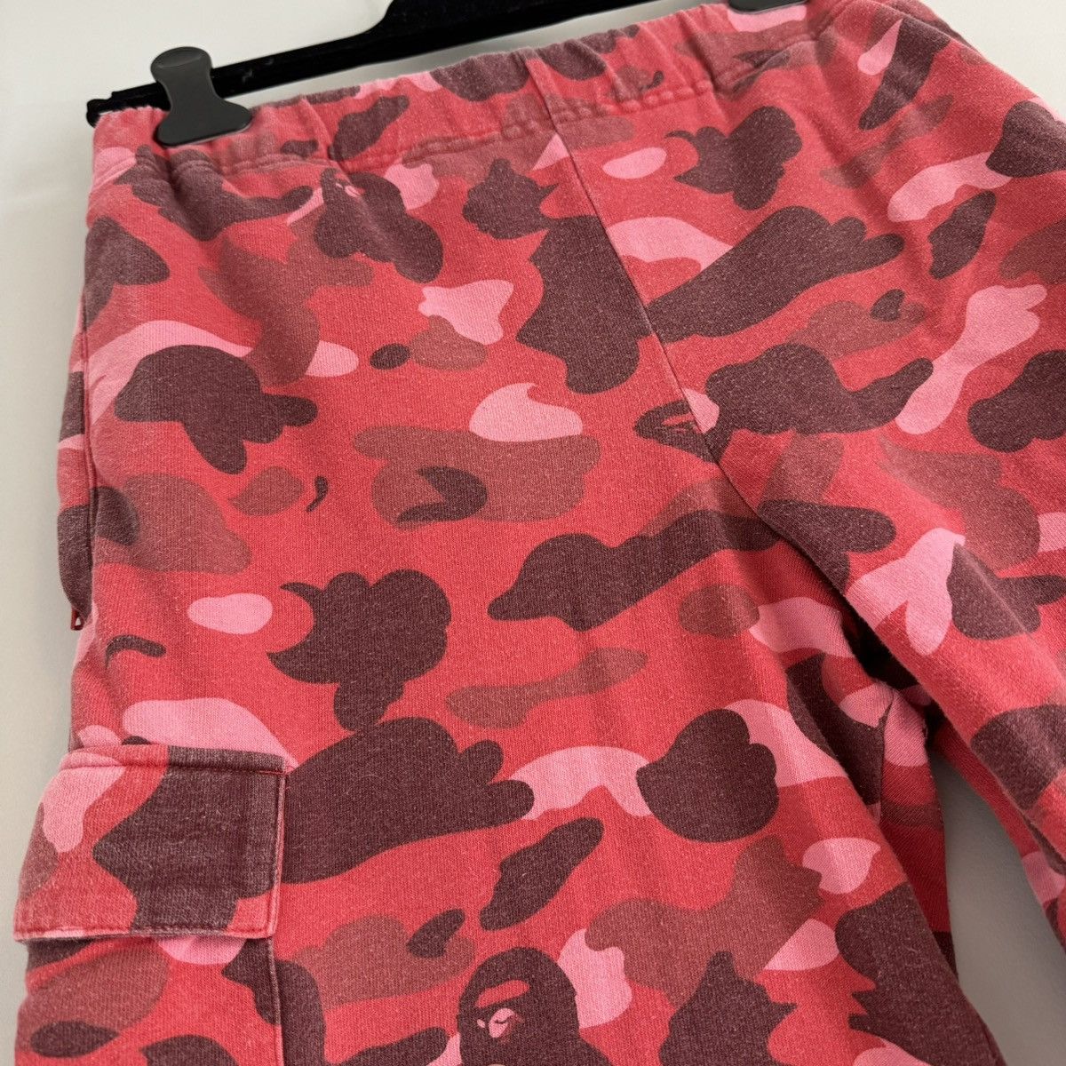 Bape OG Bape Red Camo Cargo Sweat Shorts Nerd Size US 30 / EU 46 - 7 Thumbnail