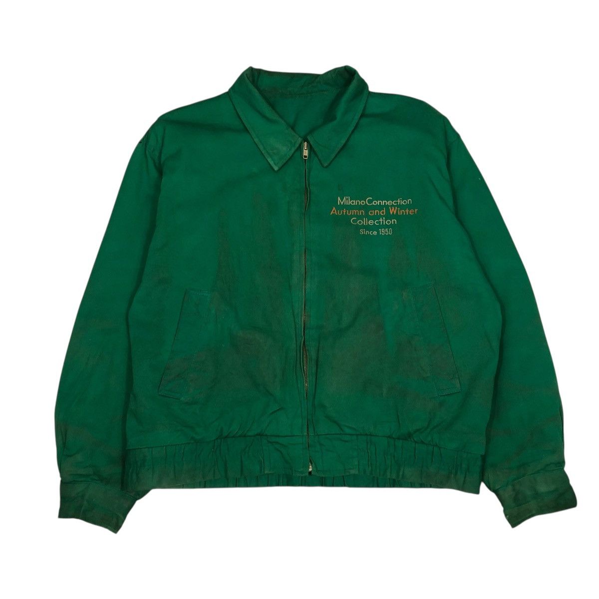 Japanese Brand 🔥VINTAGE BIKER BOMBER JACKET MILANO CONNECTION ISSEY MIYAKE Size US M / EU 48-50 / 2 - 1 Thumbnail