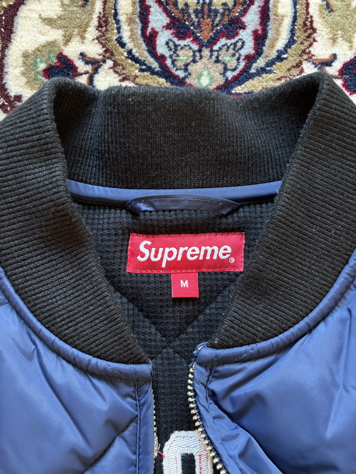 Supreme FW21 Supreme Quit Your Job Quilted Work Jacket Size US M / EU 48-50 / 2 - 4 Thumbnail