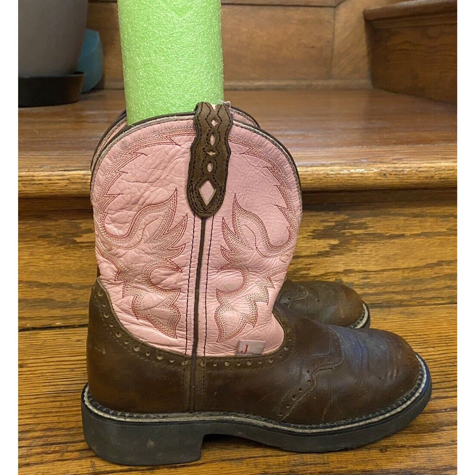 Justin gypsy boots pink sale