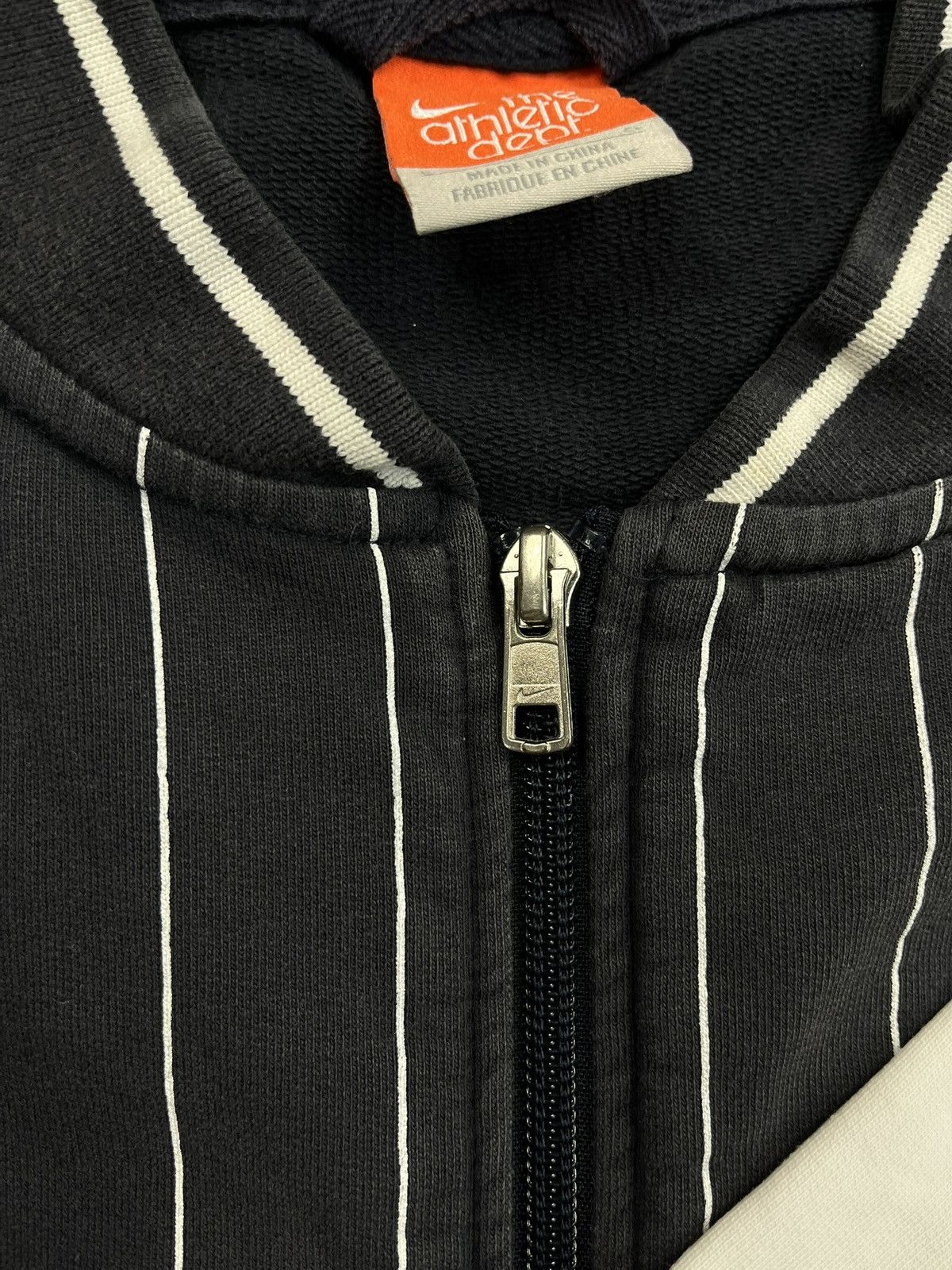 Nike 00s Nike Athletic Dept Varsity Jacket Pinstripe Swoosh Rare Size US L / EU 52-54 / 3 - 7 Thumbnail