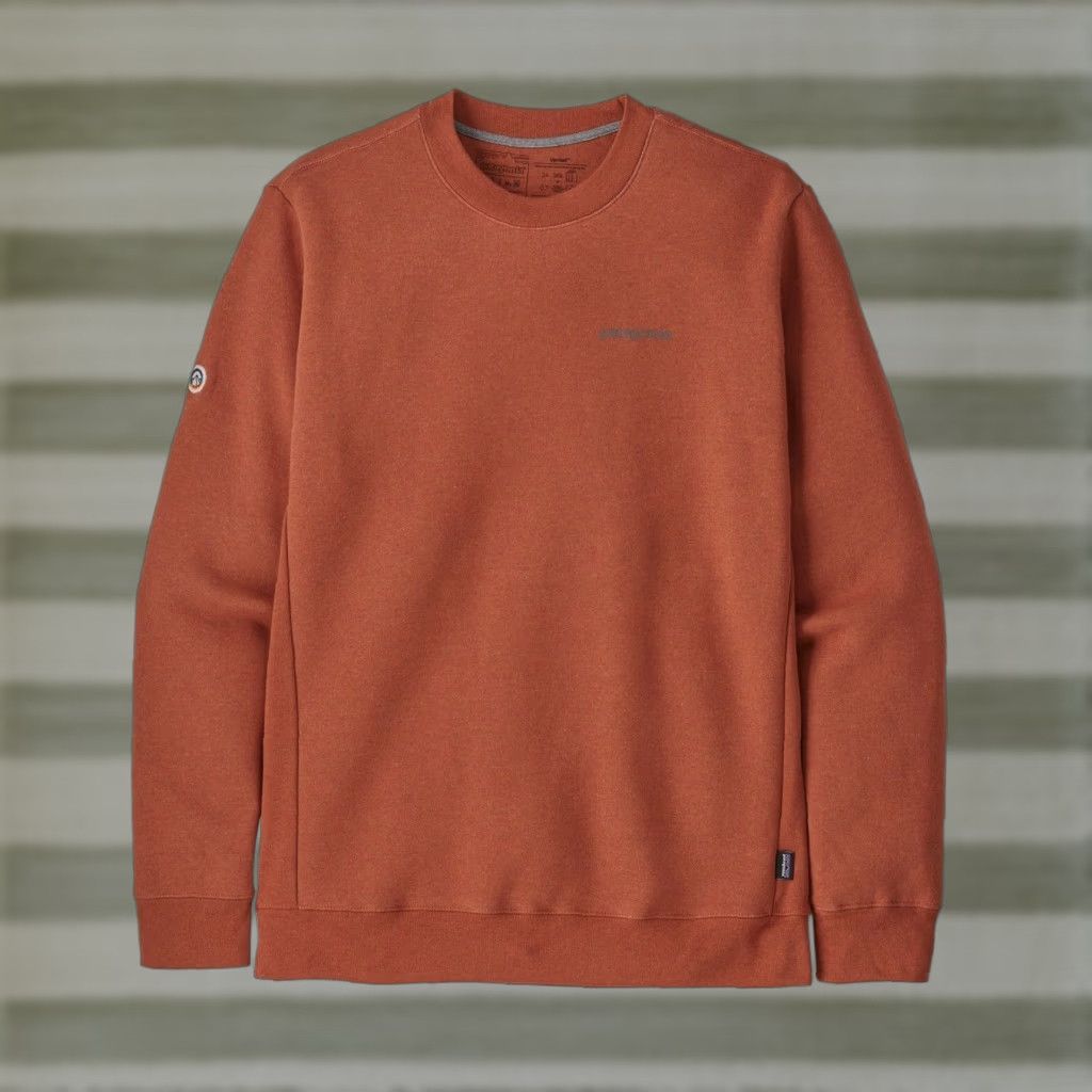 Patagonia Patagonia Fitz Roy Bear Uprisal Crew Sweatshirt M Women's, Small Men's | Quartz Coral | Cotton Blend | Pullover Crew Neck | Unisex Adults | Activewear Size M / US 6-8 / IT 42-44 - 1 Thumbnail