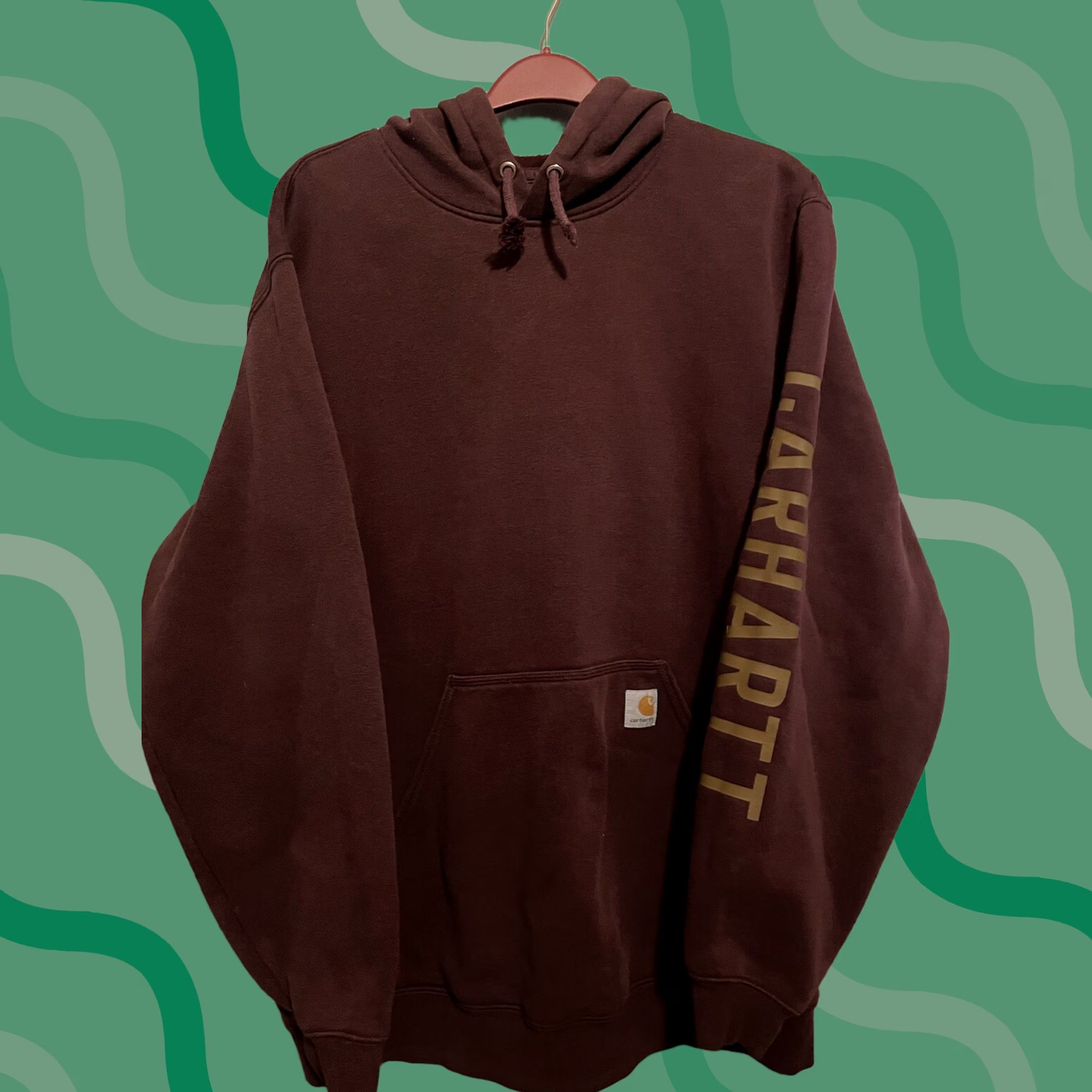 Carhartt Carhartt Hoodie Sweatshirt Men XL Purple Heavyweight Pullover Size US XL / EU 56 / 4 - 1 Thumbnail