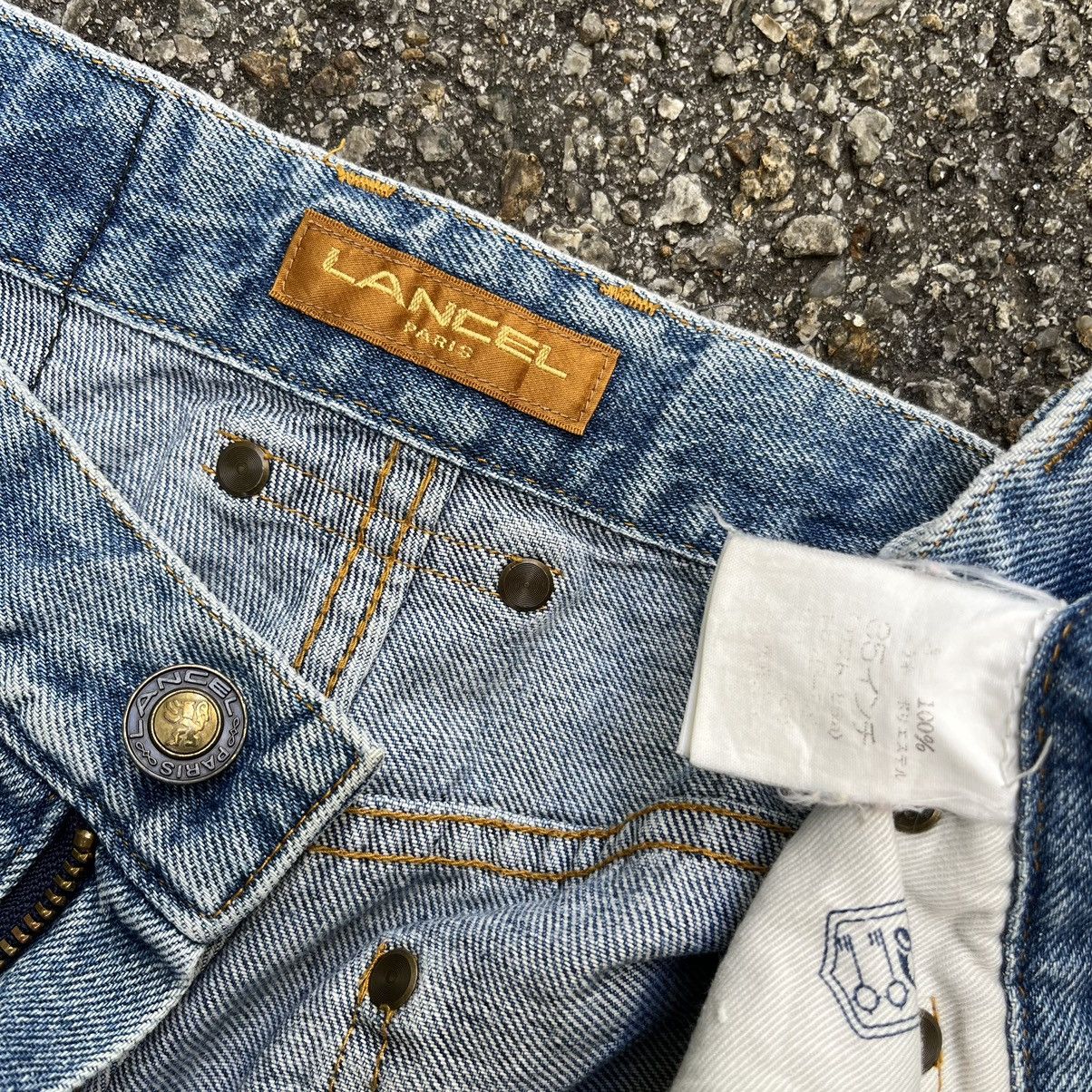 Designer × Lancel Baggy Jeans Lancel Paris Washed Blue Denim Size 32 Size US 32 / EU 48 - 9 Thumbnail