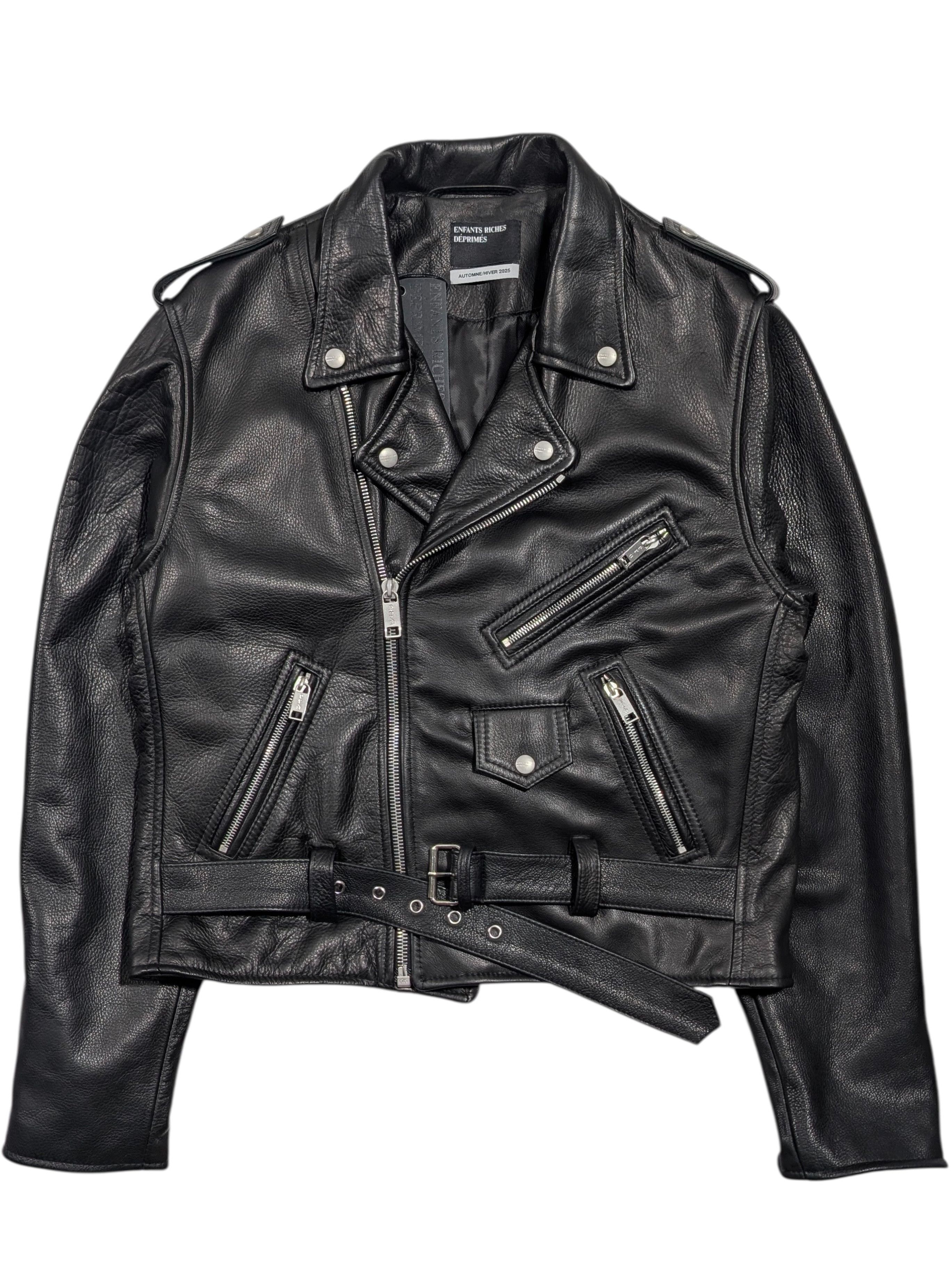 Enfants Riches Deprimes 2025 Exclusive Leather Chess Biker Jacket Size US M / EU 48-50 / 2 - 2 Thumbnail